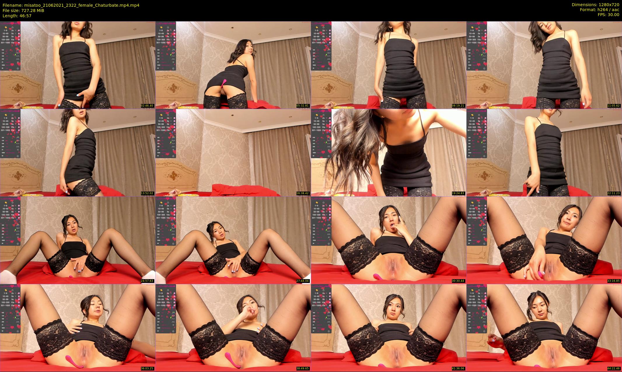 misatoo — 47 minute Chaturbate female cam show recording, 720p, Jun 21, 2021