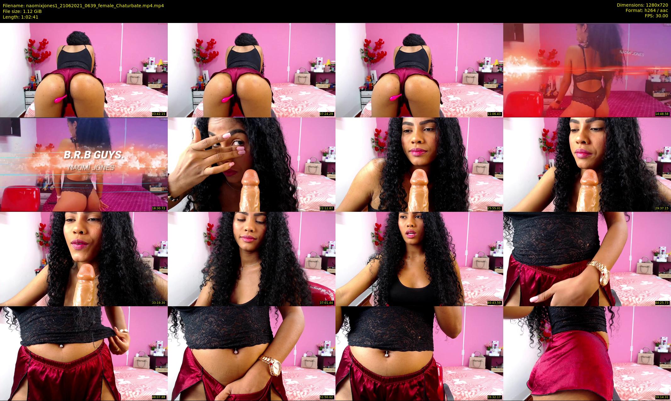 naomixjones1 — 63 minute Chaturbate female cam show recording, 720p, Jun 21, 2021
