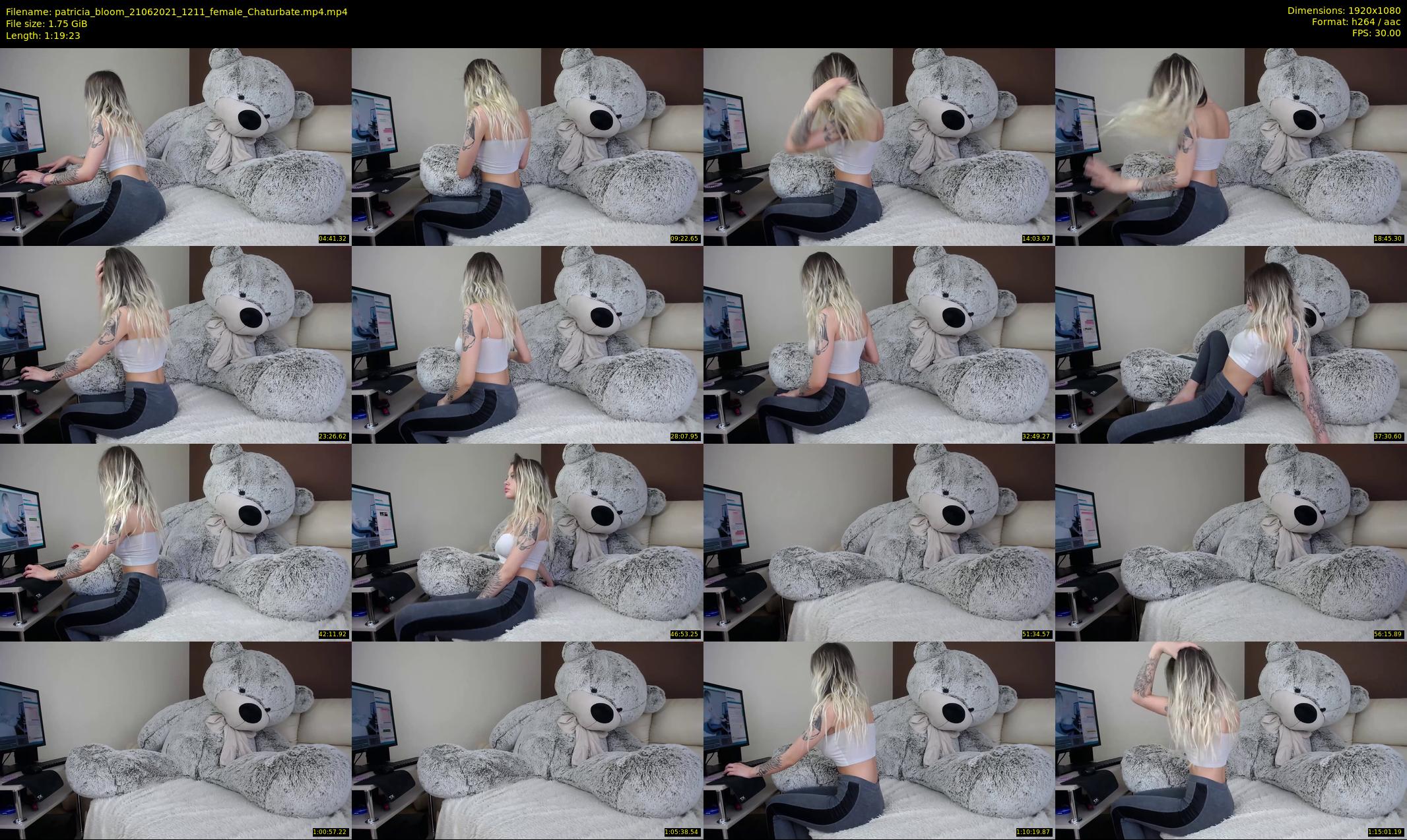 patricia_bloom — 80 minute Chaturbate female cam show recording, 1080p, Jun 21, 2021