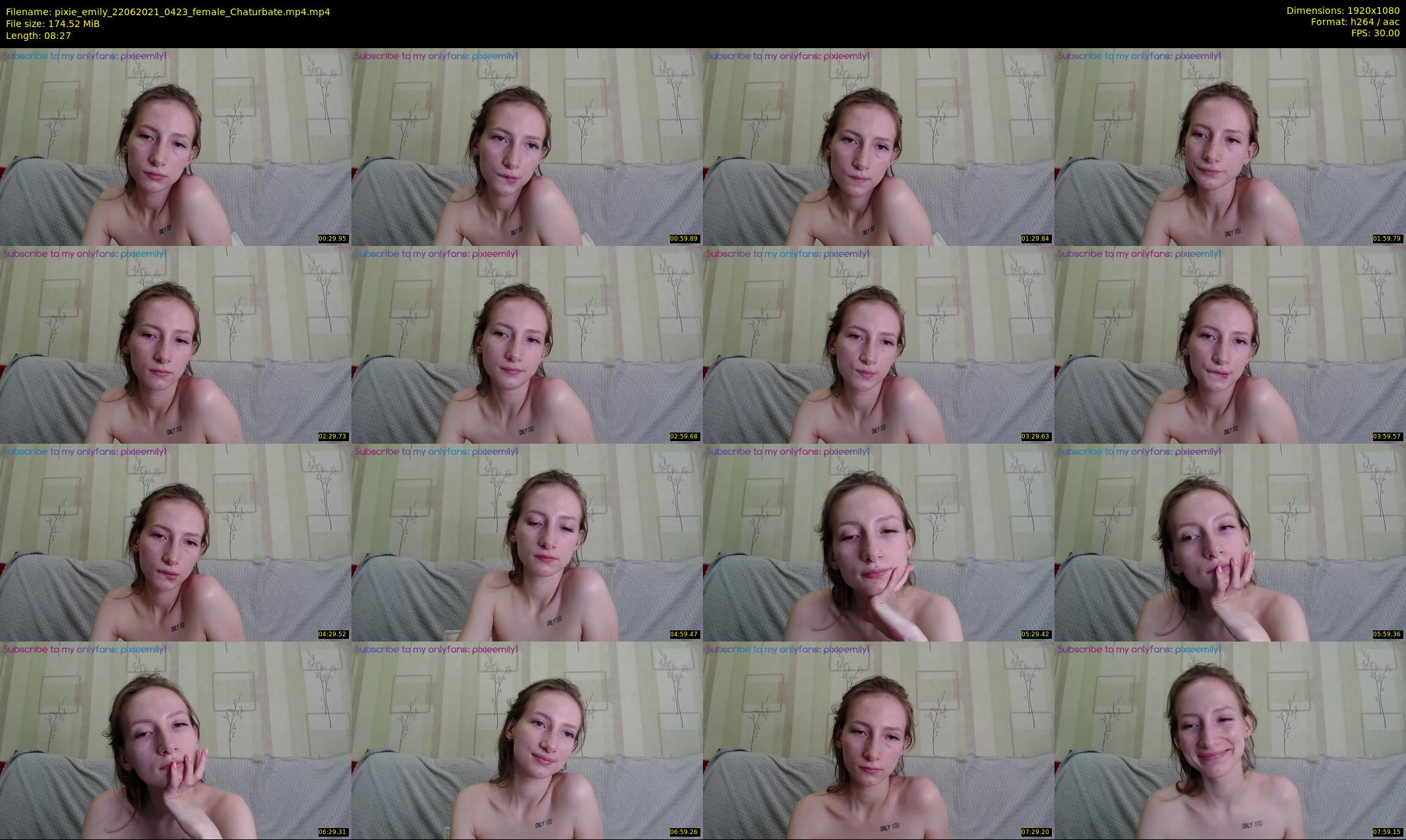 pixie_emily — 9 minute Chaturbate female cam show recording, 1080p, Jun 22, 2021