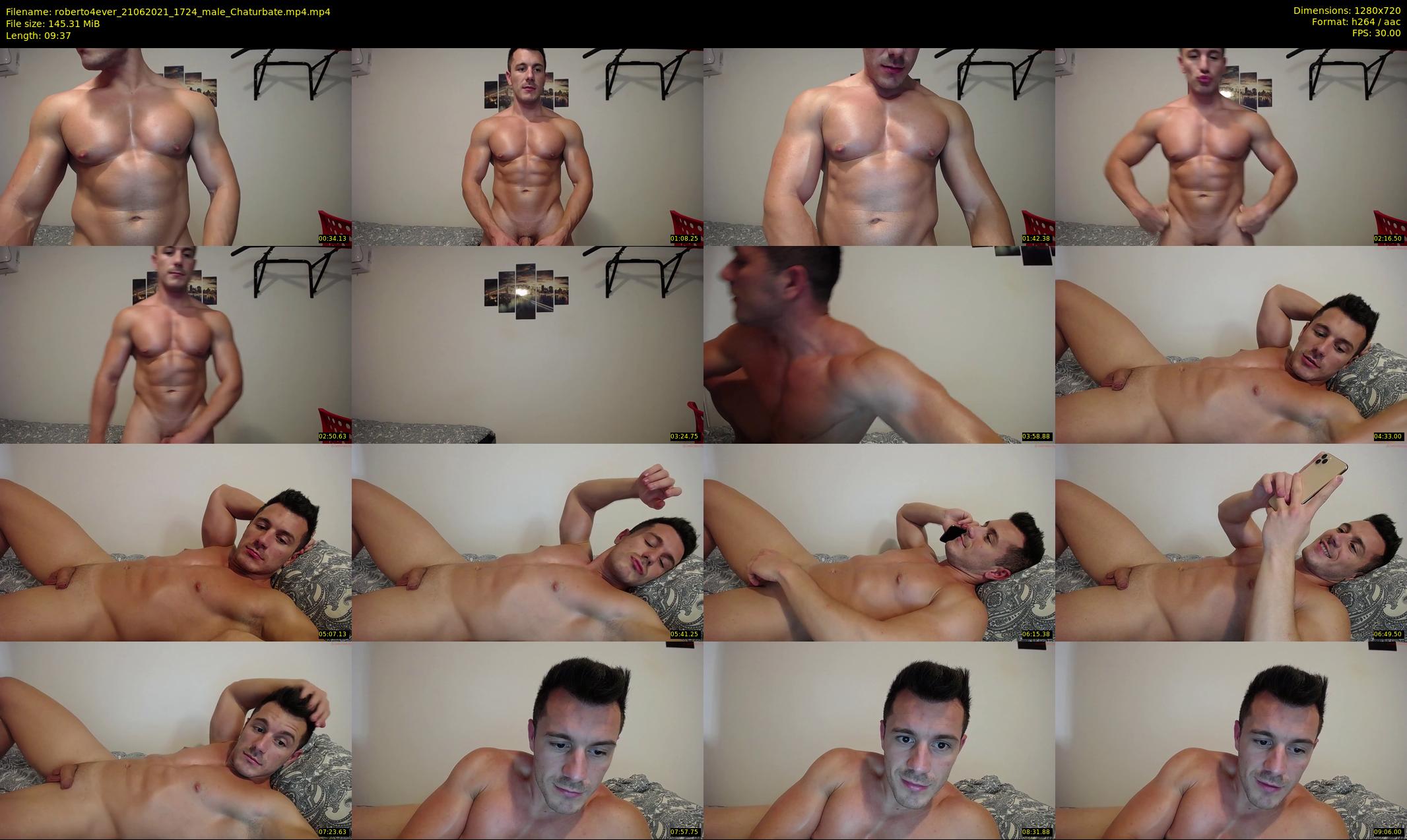 roberto4ever — 10 minute Chaturbate male cam show recording, 720p, Jun 21, 2021