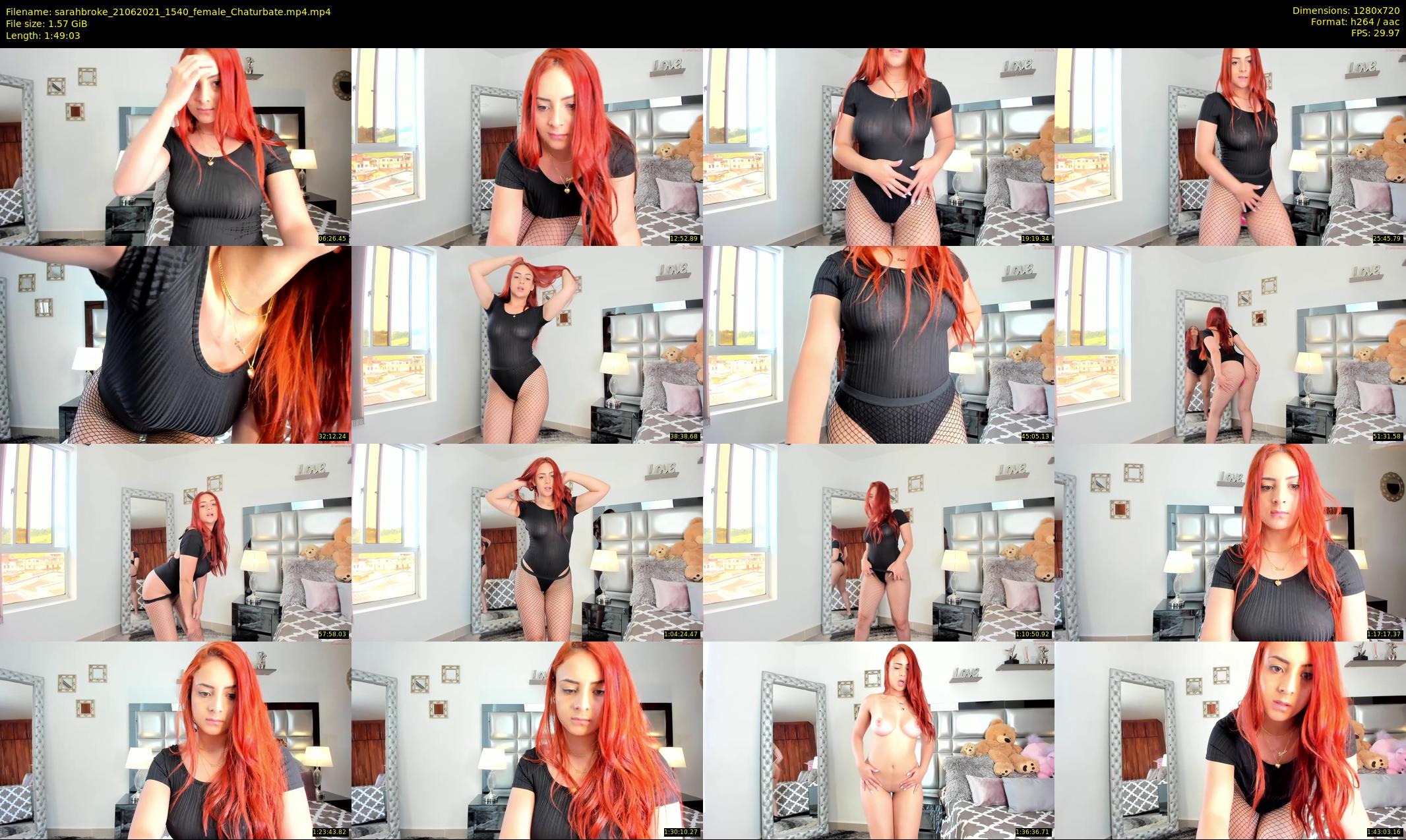 sarahbroke — 110 minute Chaturbate female cam show recording, 720p, Jun 21, 2021