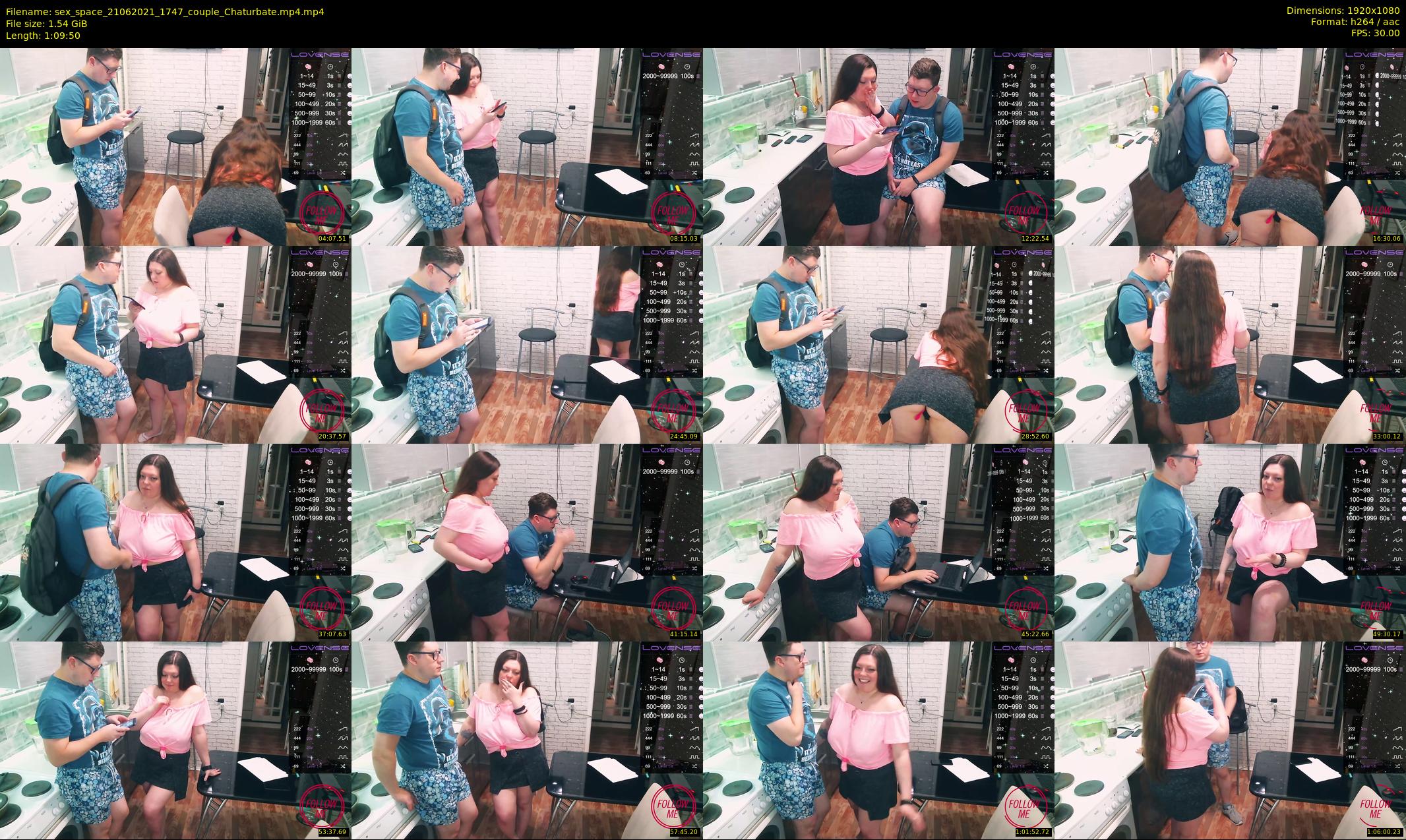 sex_space — 70 minute Chaturbate couple cam show recording, 1080p, Jun 21, 2021