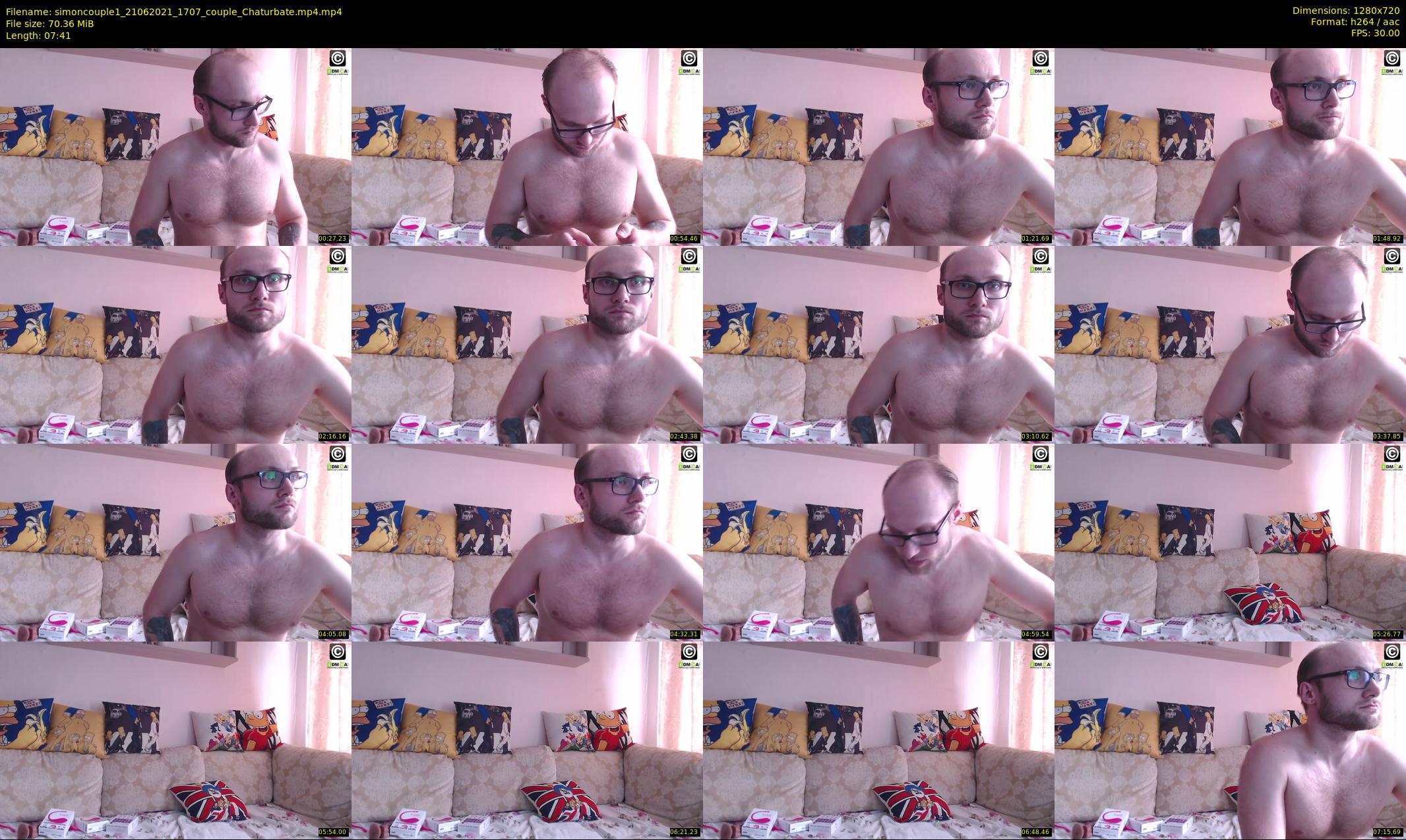 simoncouple1 — 8 minute Chaturbate couple cam show recording, 720p, Jun 21, 2021