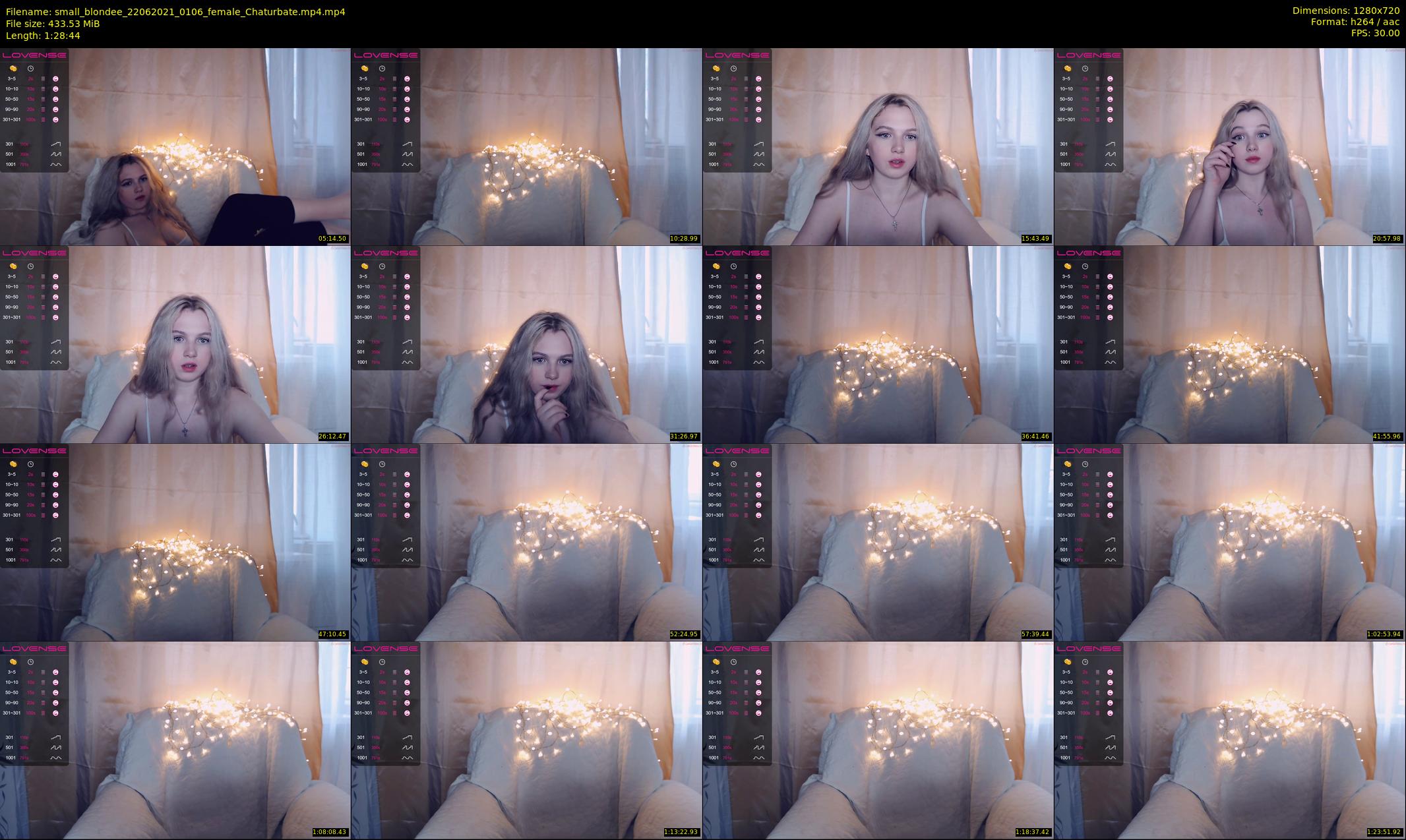 small_blondee — 89 minute Chaturbate female cam show recording, 720p, Jun 22, 2021