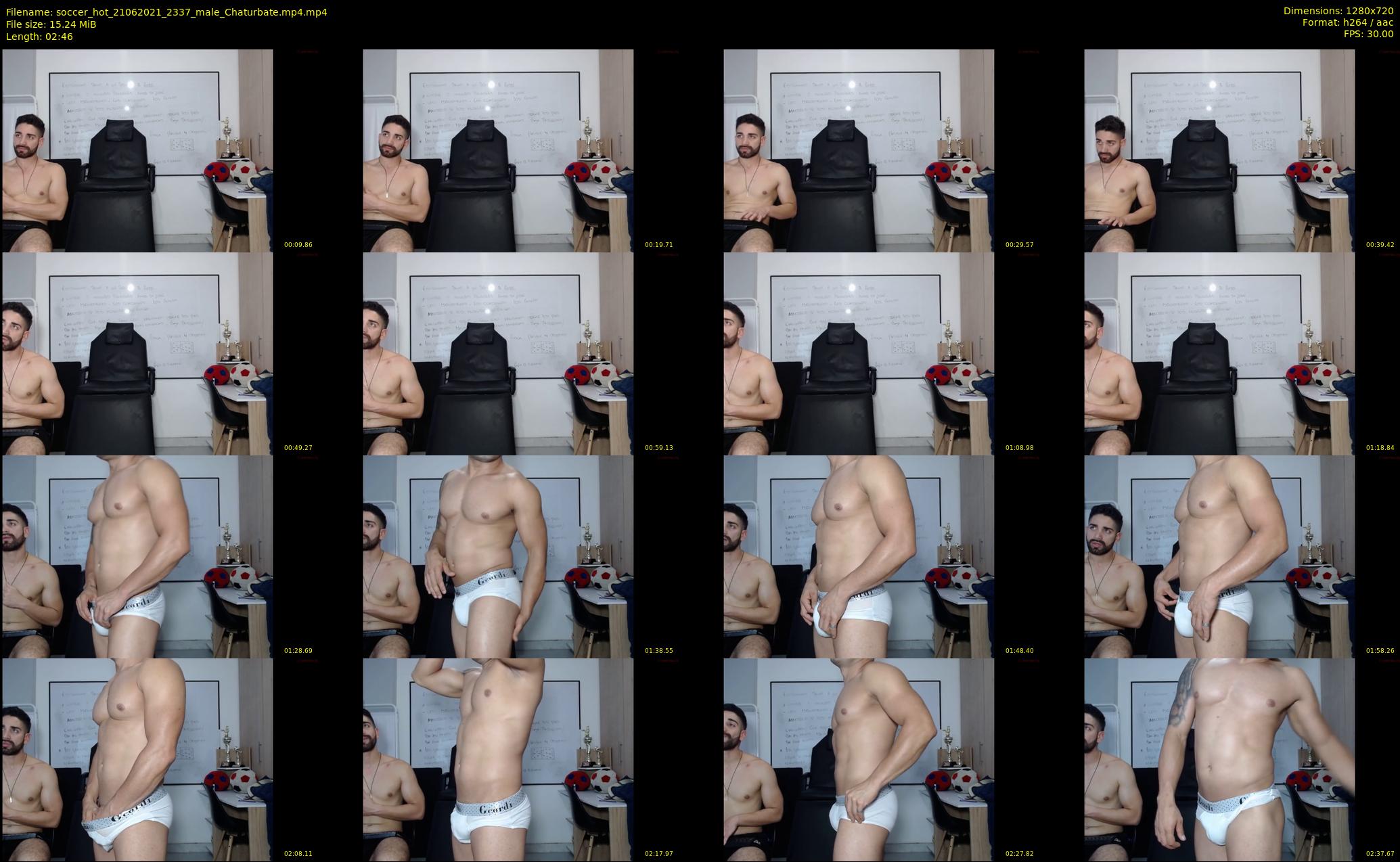 soccer_hot — 3 minute Chaturbate male cam show recording, 720p, Jun 21, 2021