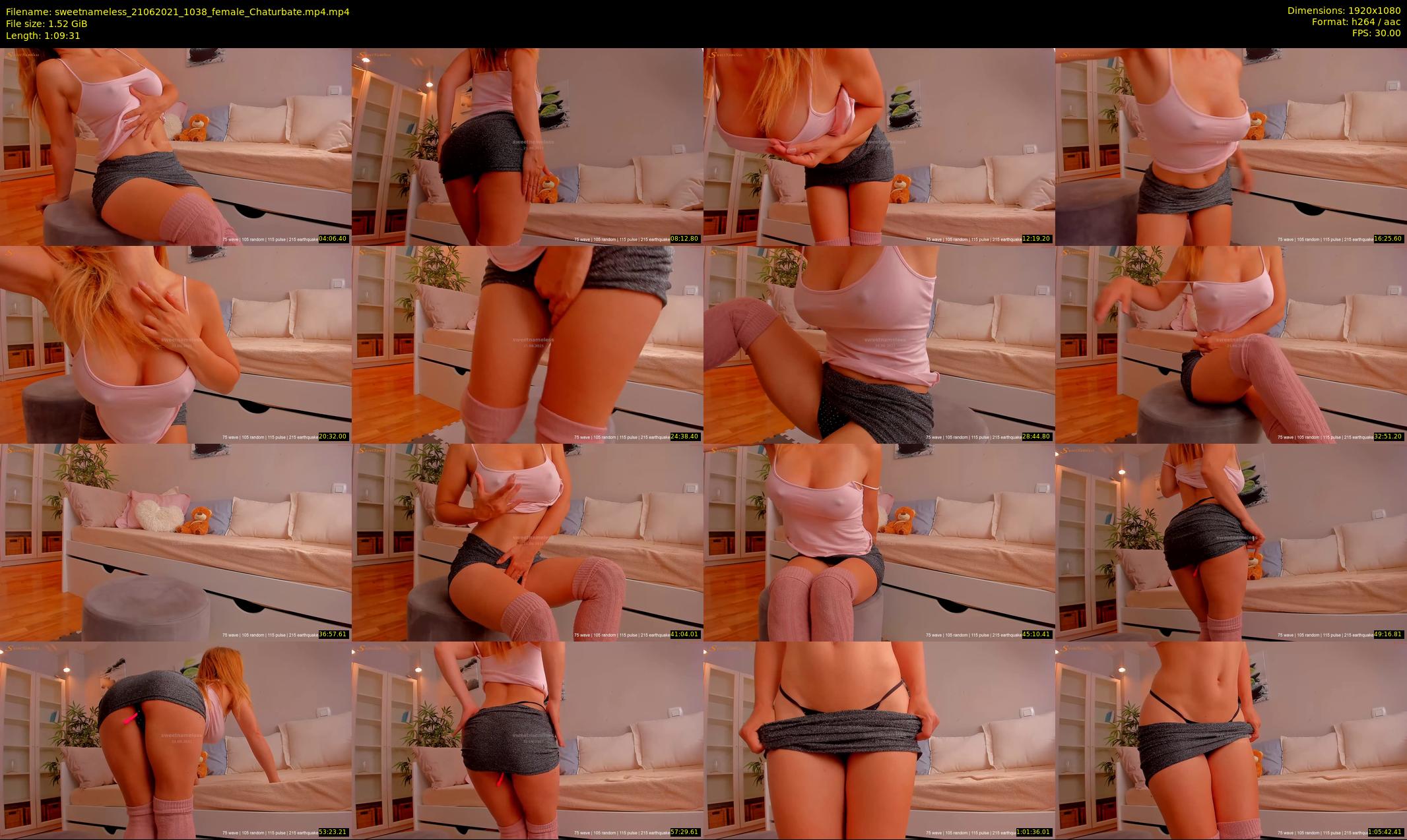 sweetnameless — 70 minute Chaturbate couple cam show recording, 1080p, Jun 21, 2021