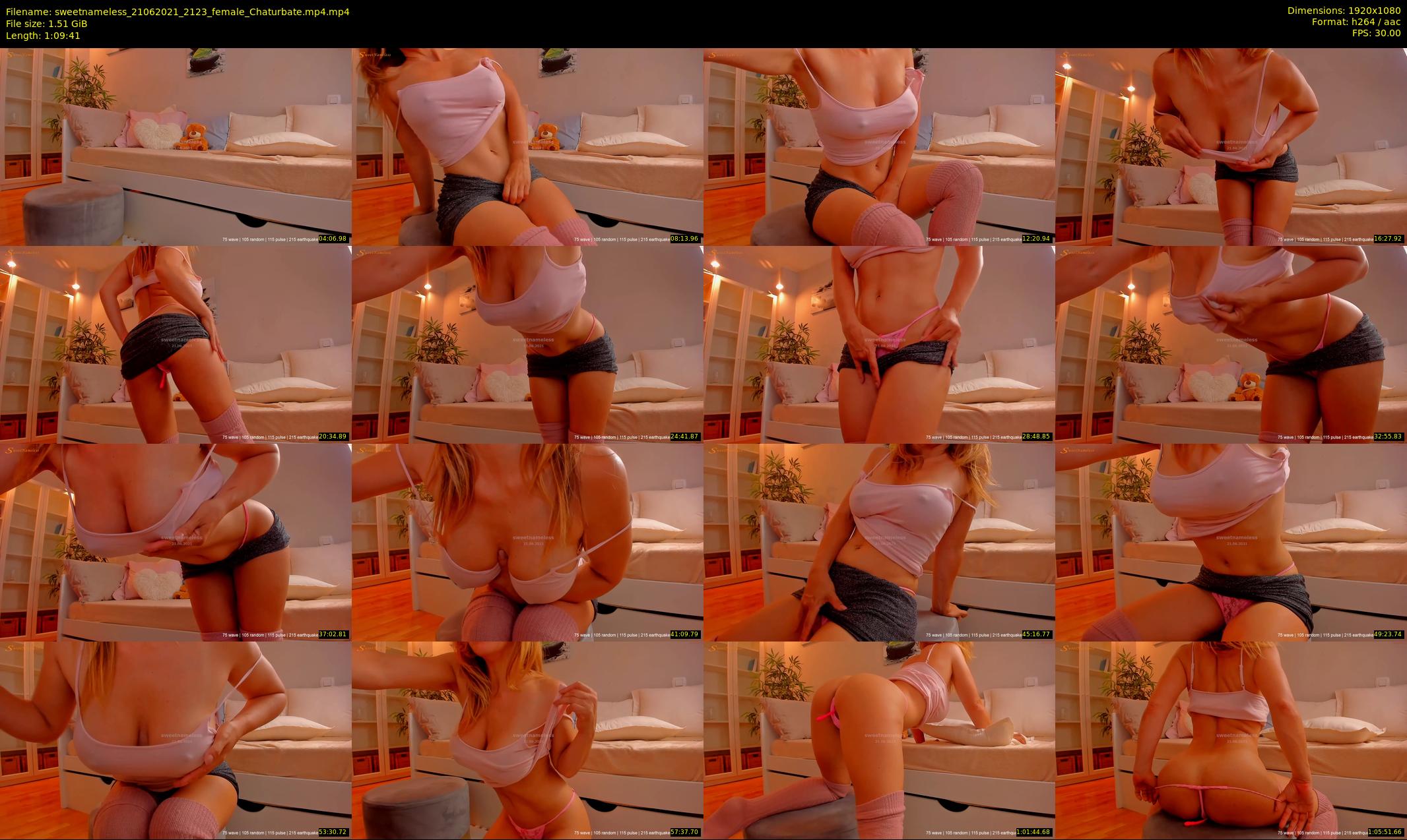 sweetnameless — 70 minute Chaturbate couple cam show recording, 1080p, Jun 21, 2021