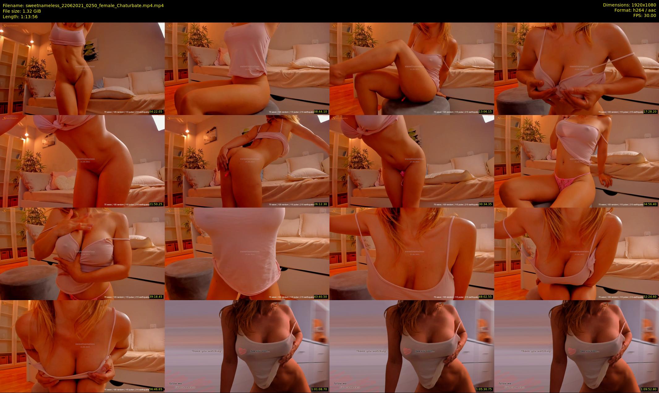 sweetnameless — 74 minute Chaturbate couple cam show recording, 1080p, Jun 22, 2021