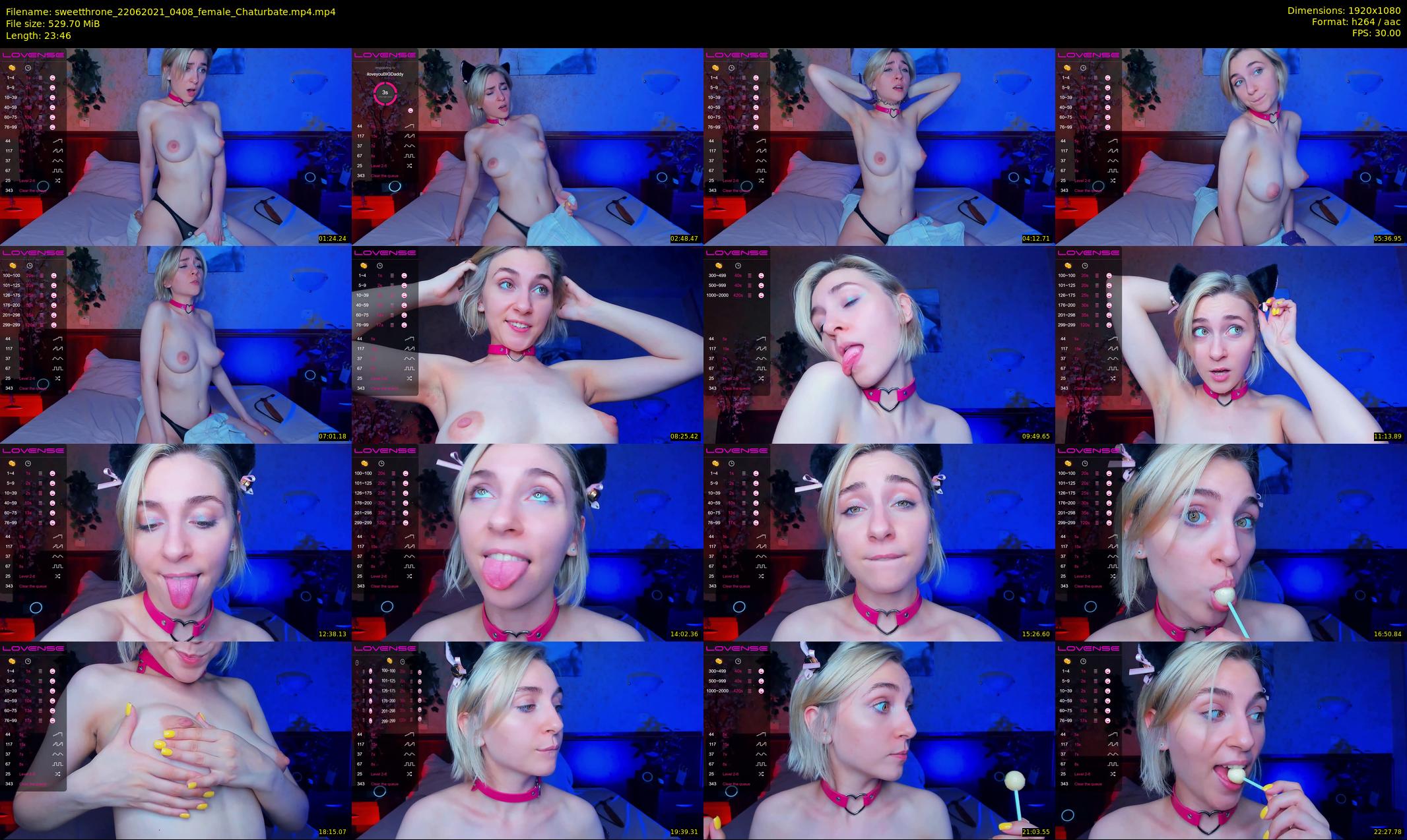 sweetthrone — 24 minute Chaturbate couple cam show recording, 1080p, Jun 22, 2021
