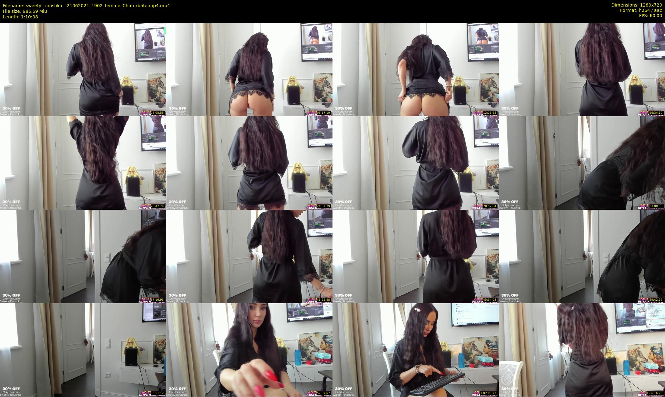 sweety_rinushka_ — 71 minute Chaturbate female cam show recording, 720p, Jun 21, 2021