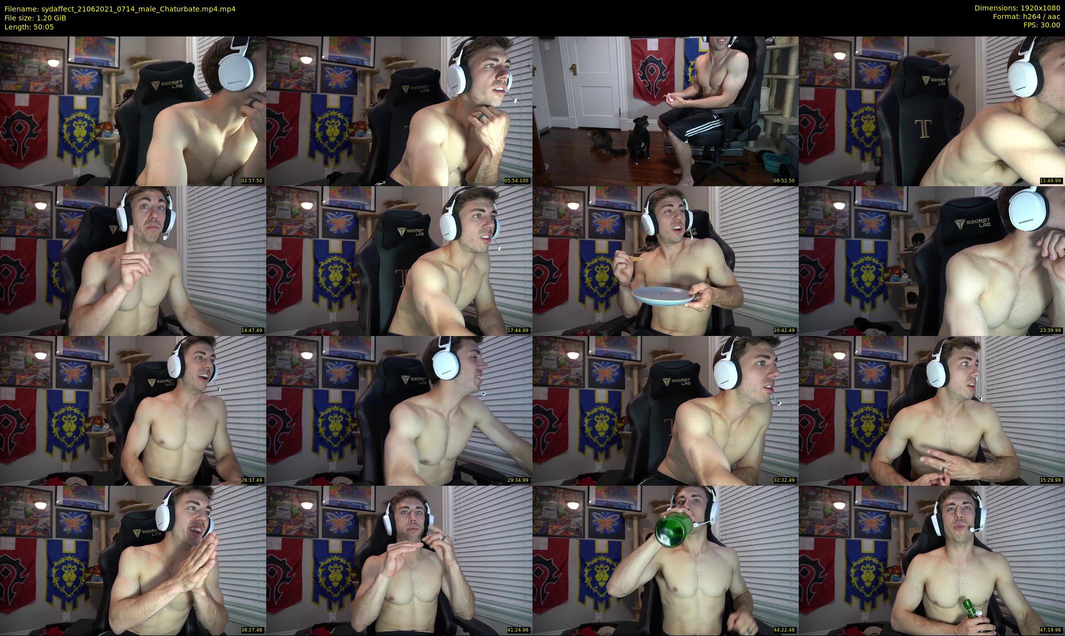 sydaffect — 51 minute Chaturbate male cam show recording, 1080p, Jun 21, 2021