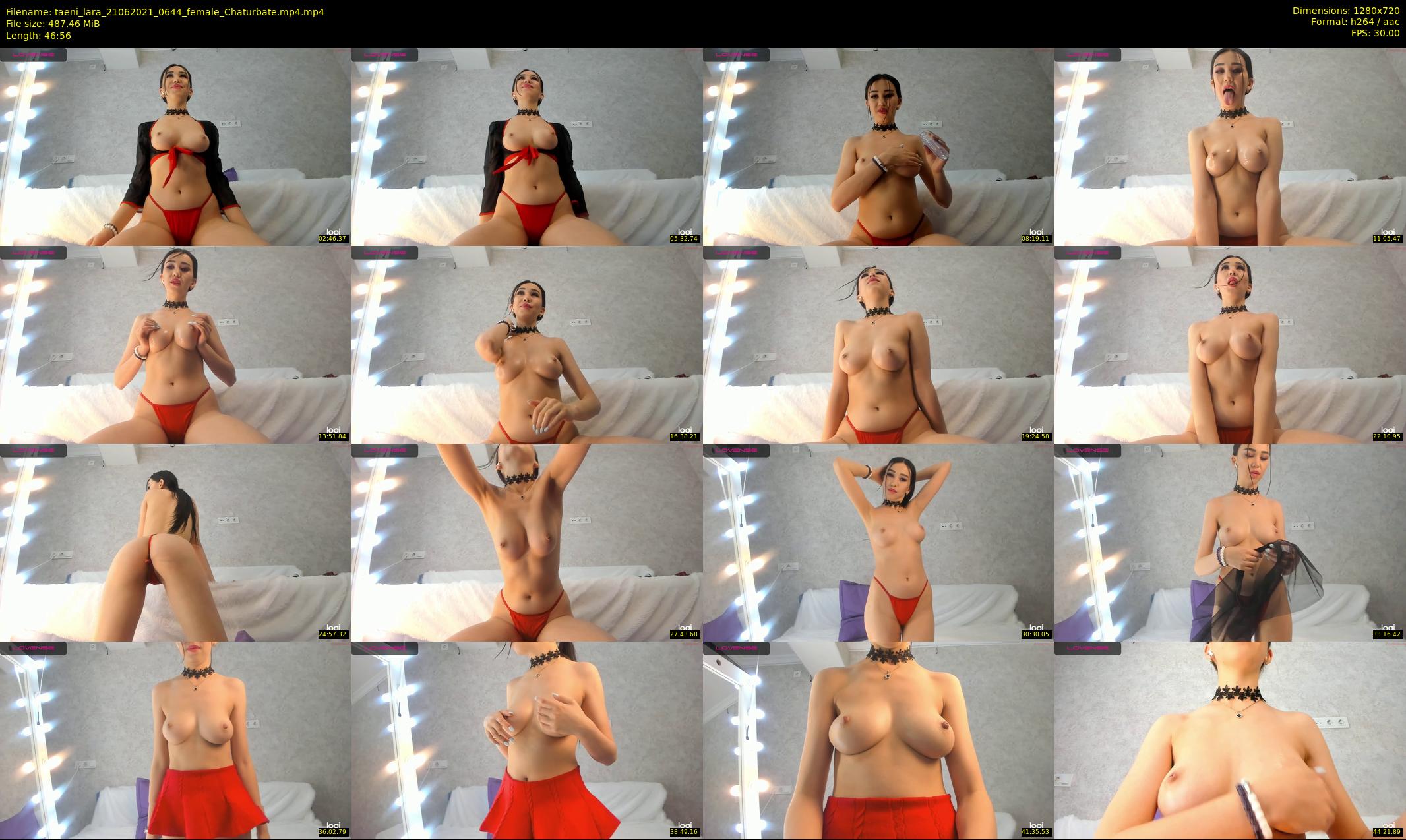 taeni_lara — 47 minute Chaturbate female cam show recording, 720p, Jun 21, 2021