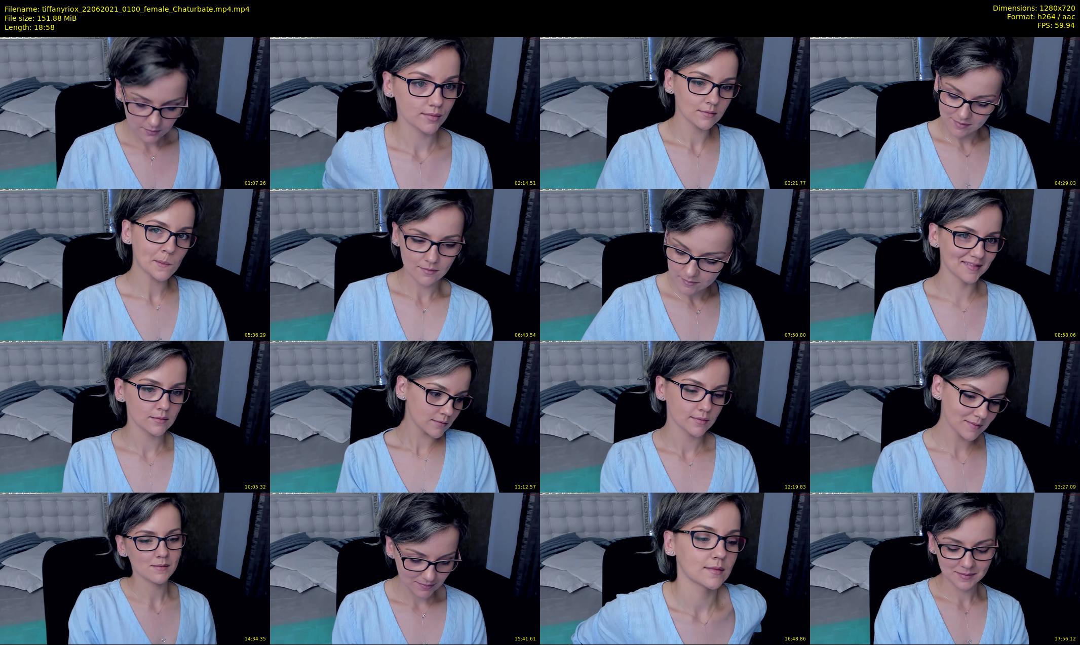 tiffanyriox — 19 minute Chaturbate female cam show recording, 720p, Jun 22, 2021
