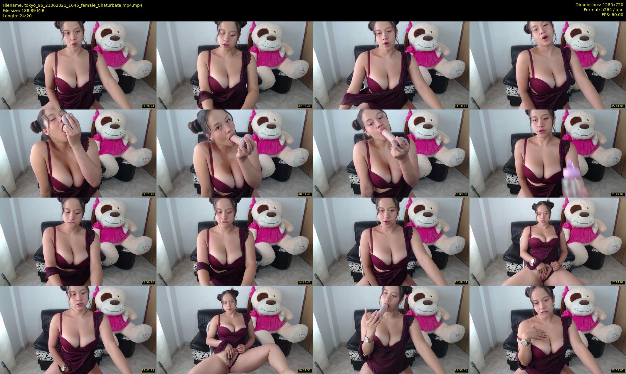 tokyo_96 — 25 minute Chaturbate female cam show recording, 720p, Jun 21, 2021