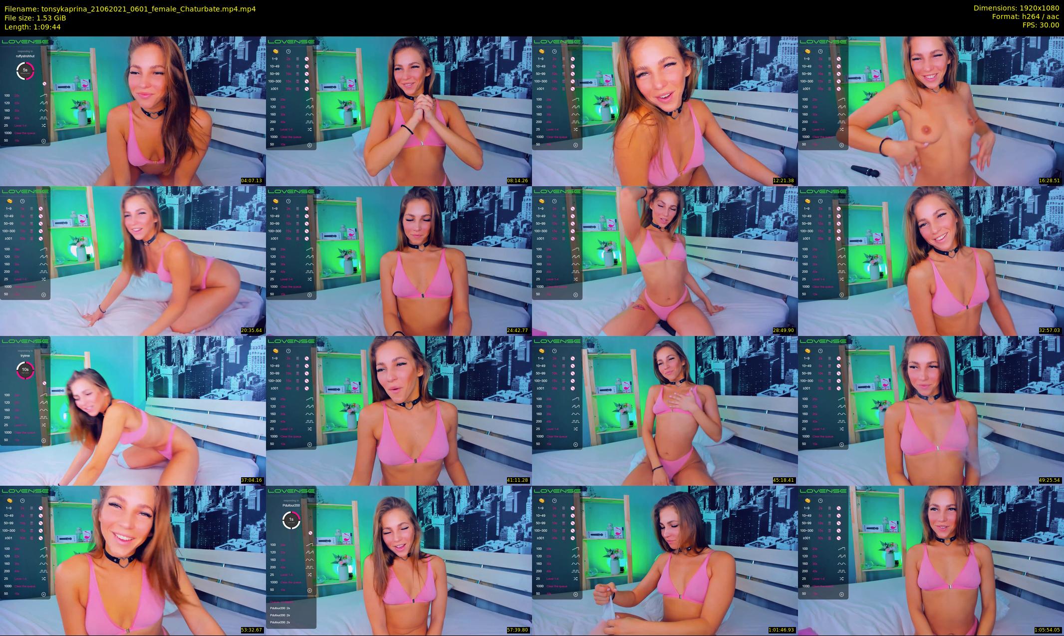tonsykaprina — 70 minute Chaturbate couple cam show recording, 1080p, Jun 21, 2021