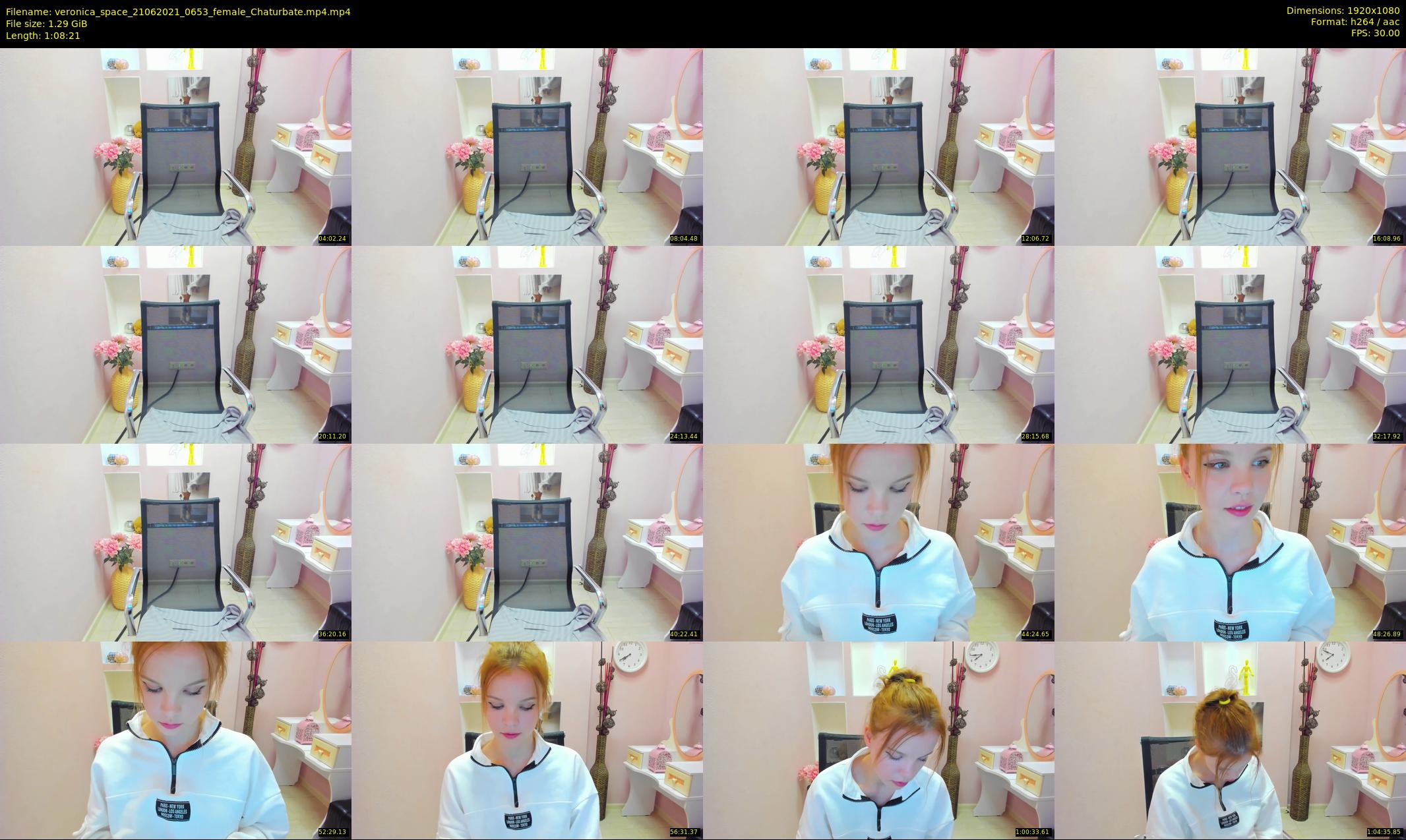 veronica_space — 69 minute Chaturbate female cam show recording, 1080p, Jun 21, 2021