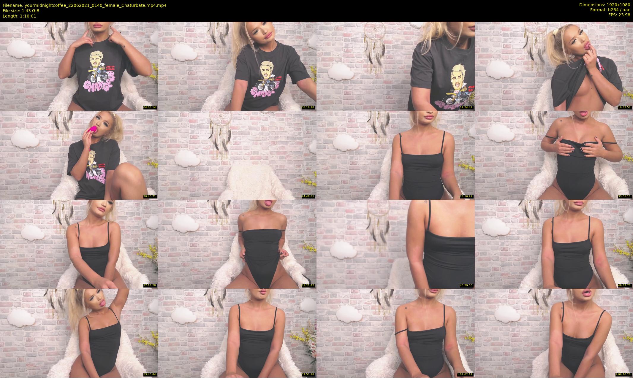yourmidnightcoffee — 71 minute Chaturbate female cam show recording, 1080p, Jun 22, 2021