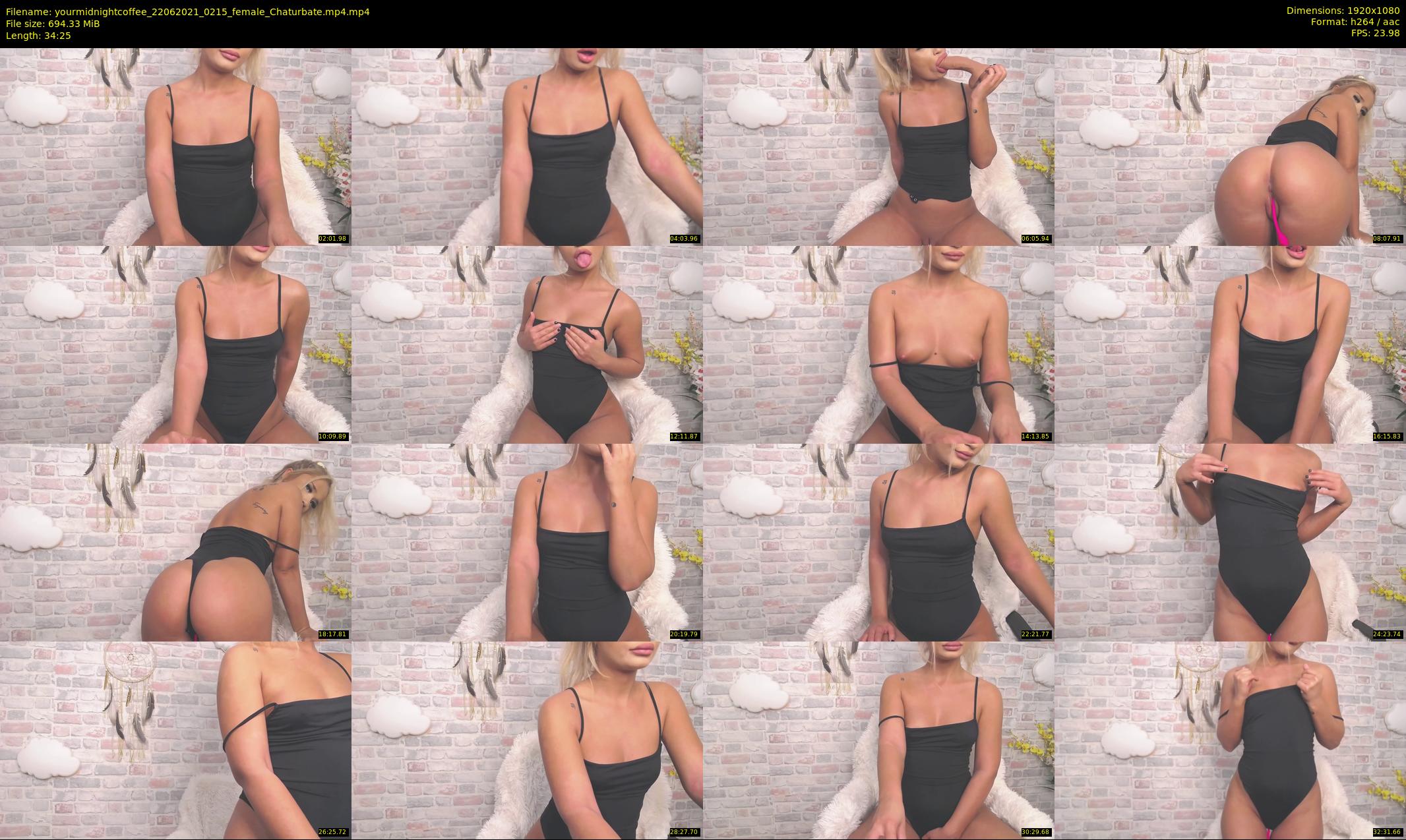 yourmidnightcoffee — 35 minute Chaturbate female cam show recording, 1080p, Jun 22, 2021