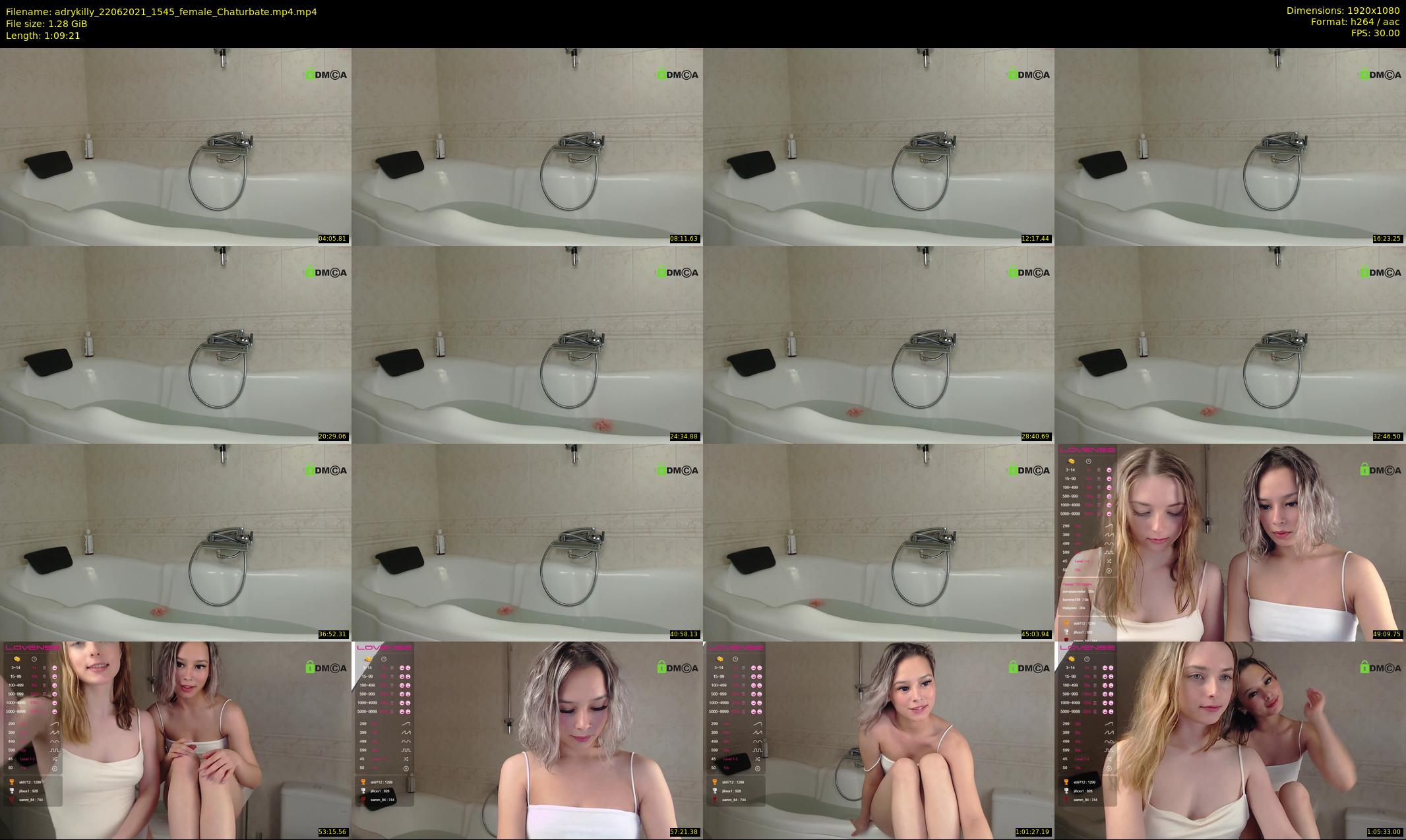 adrykilly — 70 minute Chaturbate female cam show recording, 1080p, Jun 22, 2021