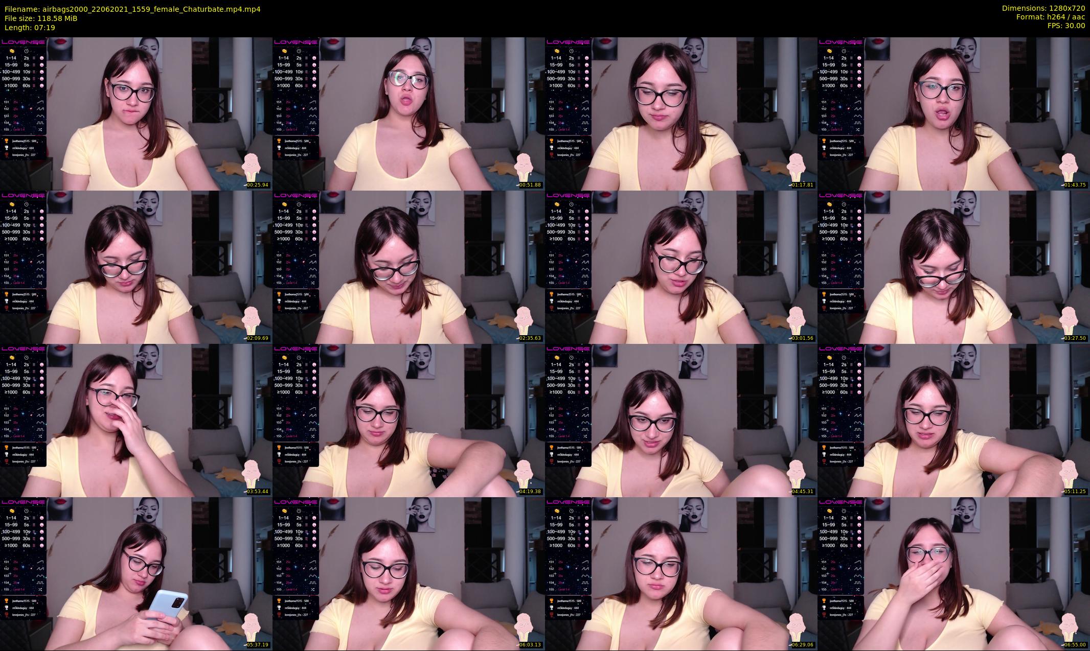 airbags2000 — 8 minute Chaturbate female cam show recording, 720p, Jun 22, 2021