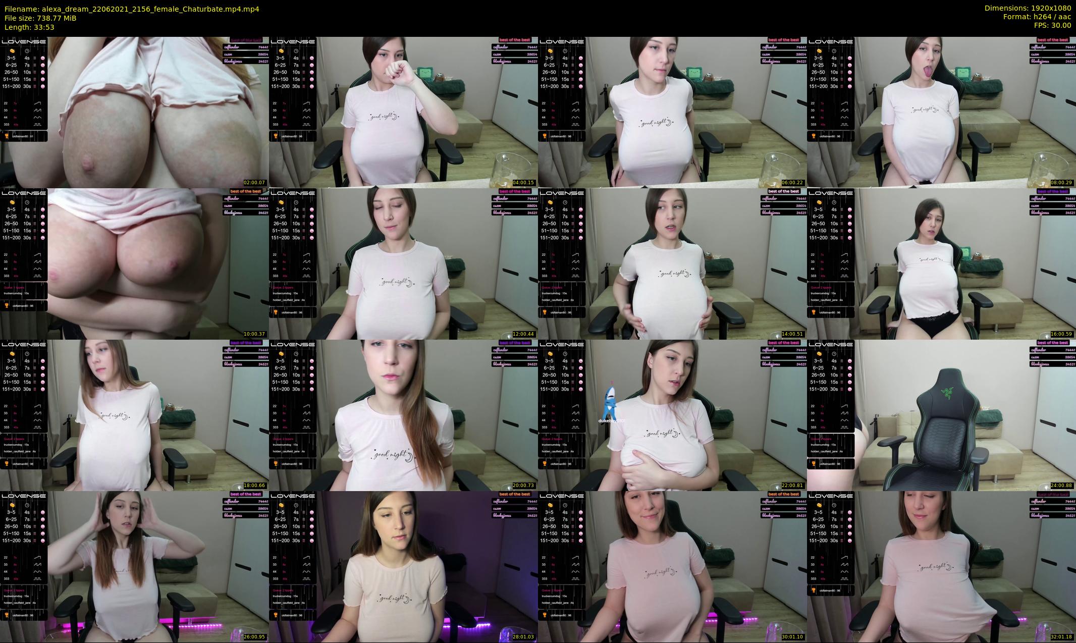 alexa_dream — 34 minute Chaturbate female cam show recording, 1080p, Jun 22, 2021