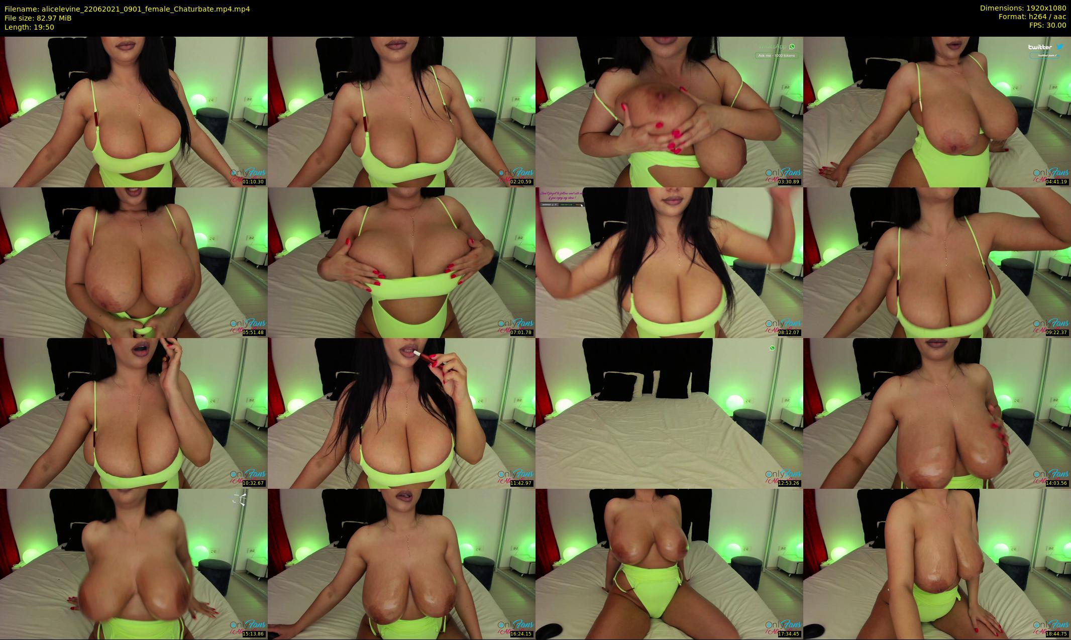 alicelevine — 20 minute Chaturbate female cam show recording, 1080p, Jun 22, 2021