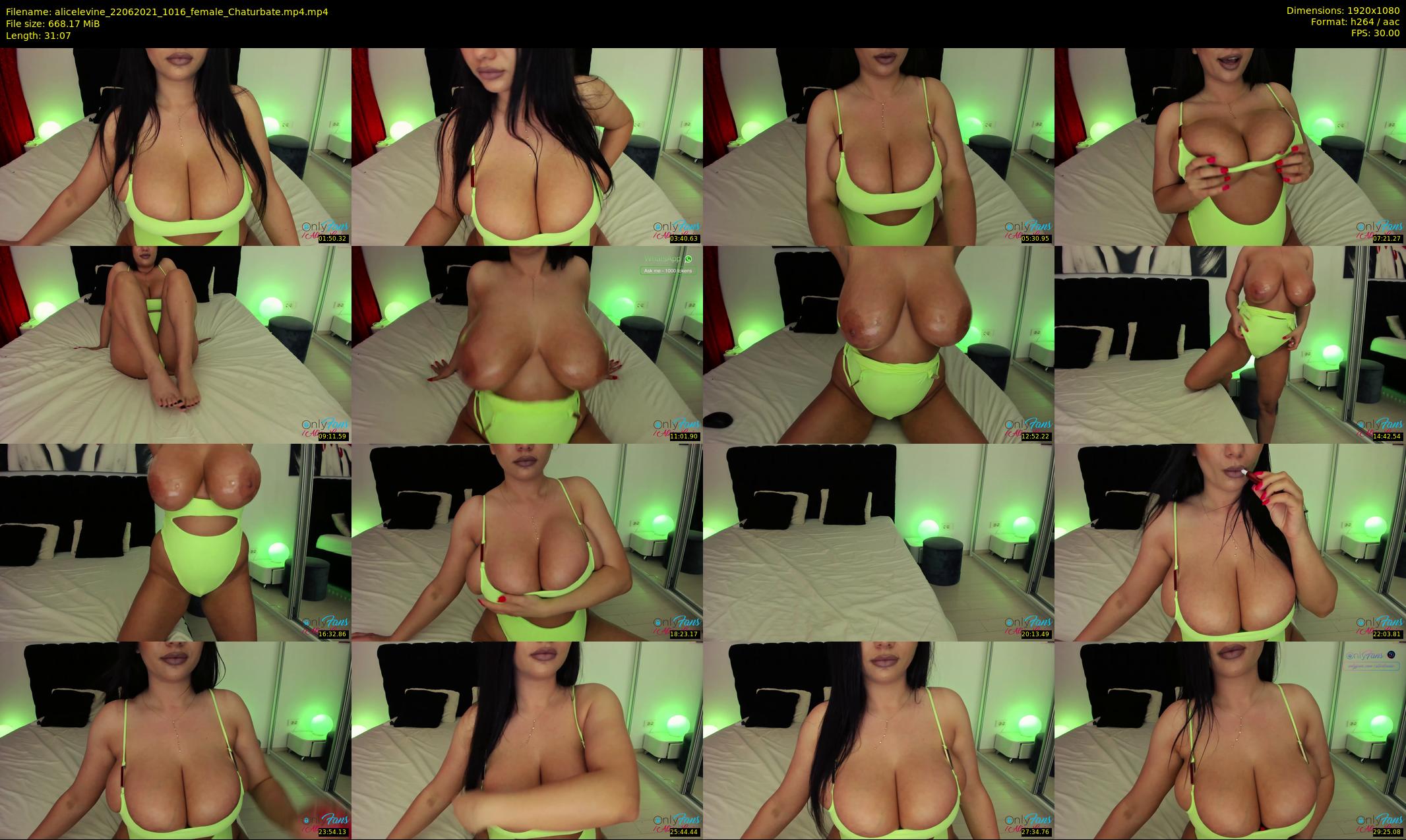 alicelevine — 32 minute Chaturbate female cam show recording, 1080p, Jun 22, 2021