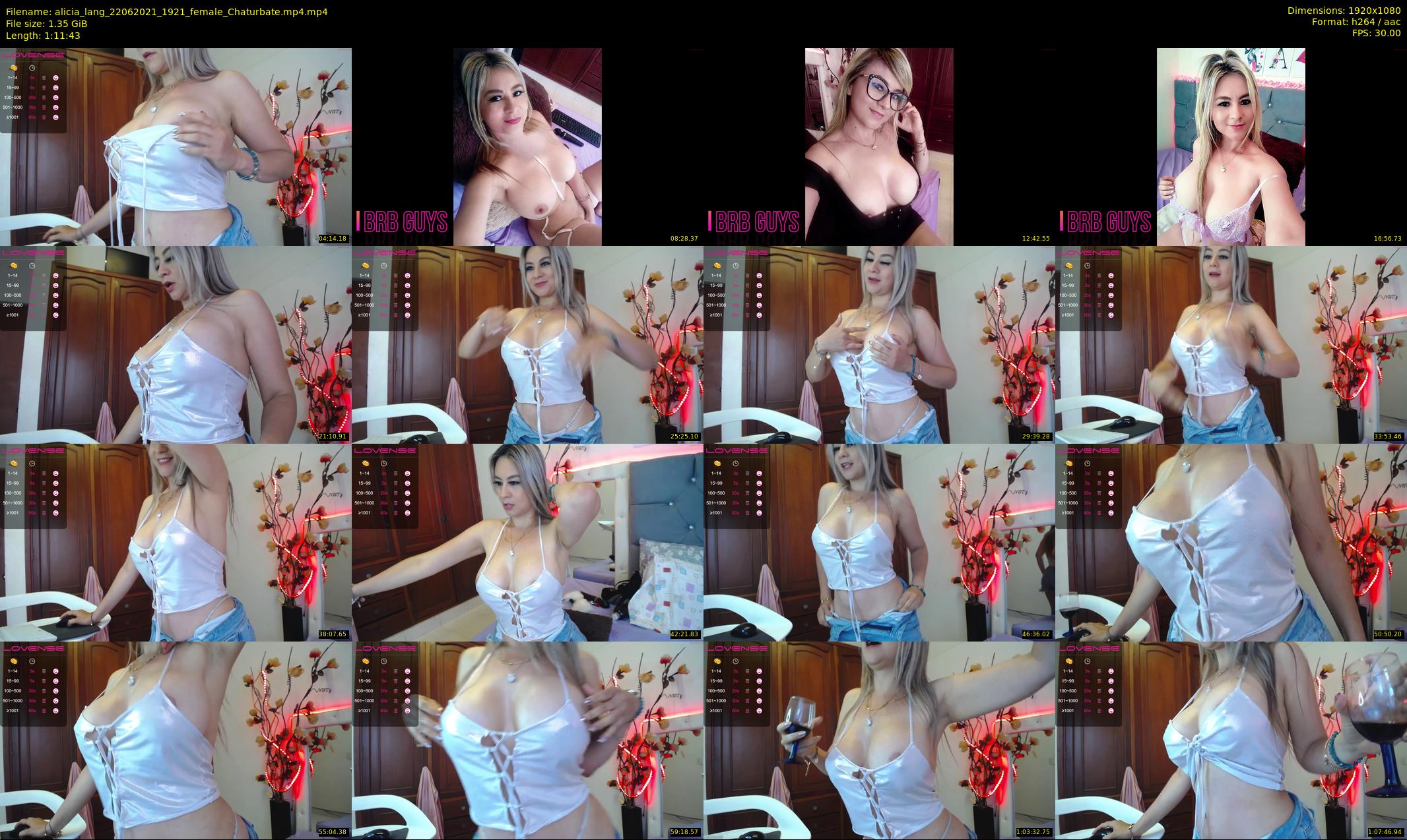alicia_lang — 72 minute Chaturbate female cam show recording, 1080p, Jun 22, 2021