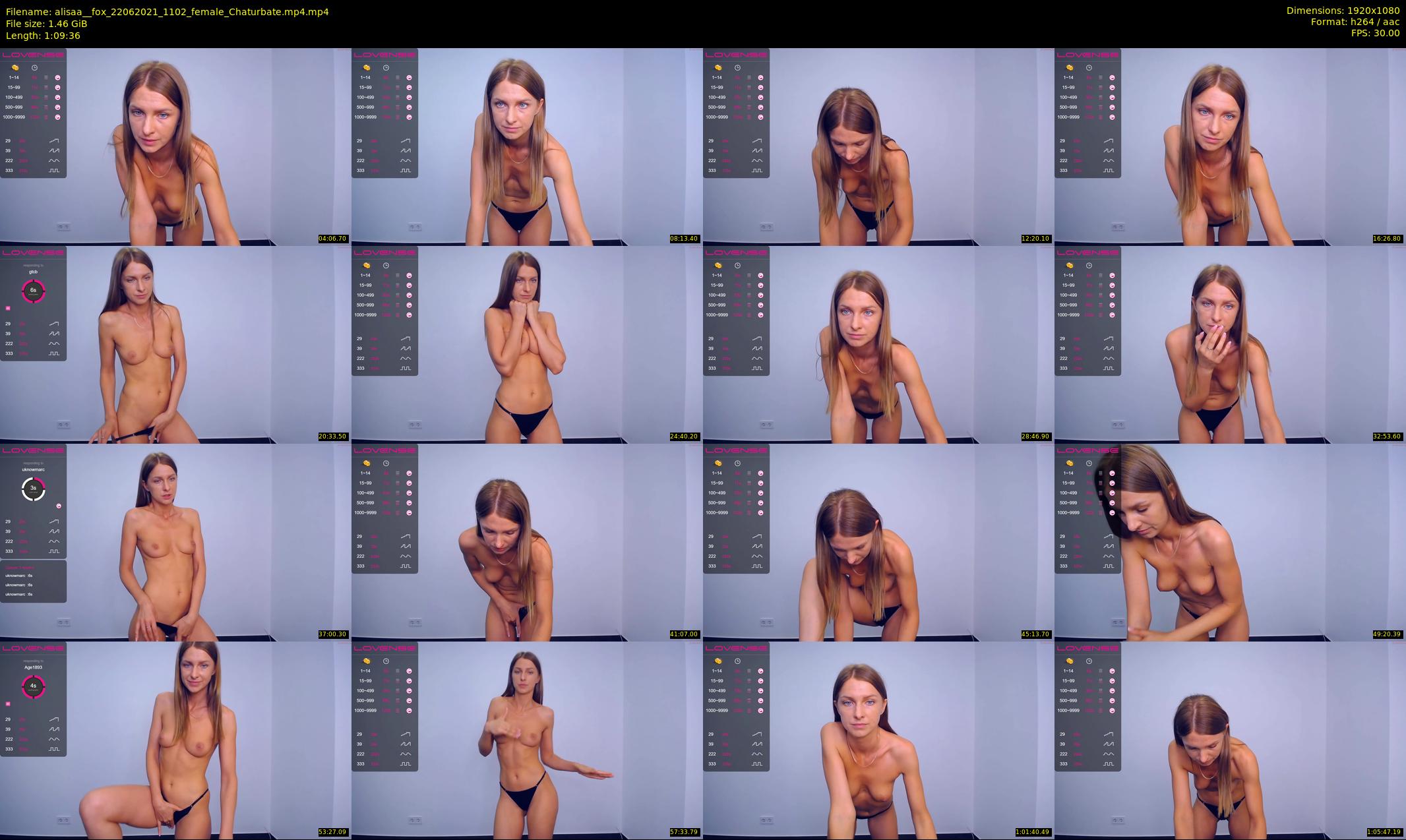 alisaa__fox — 70 minute Chaturbate female cam show recording, 1080p, Jun 22, 2021