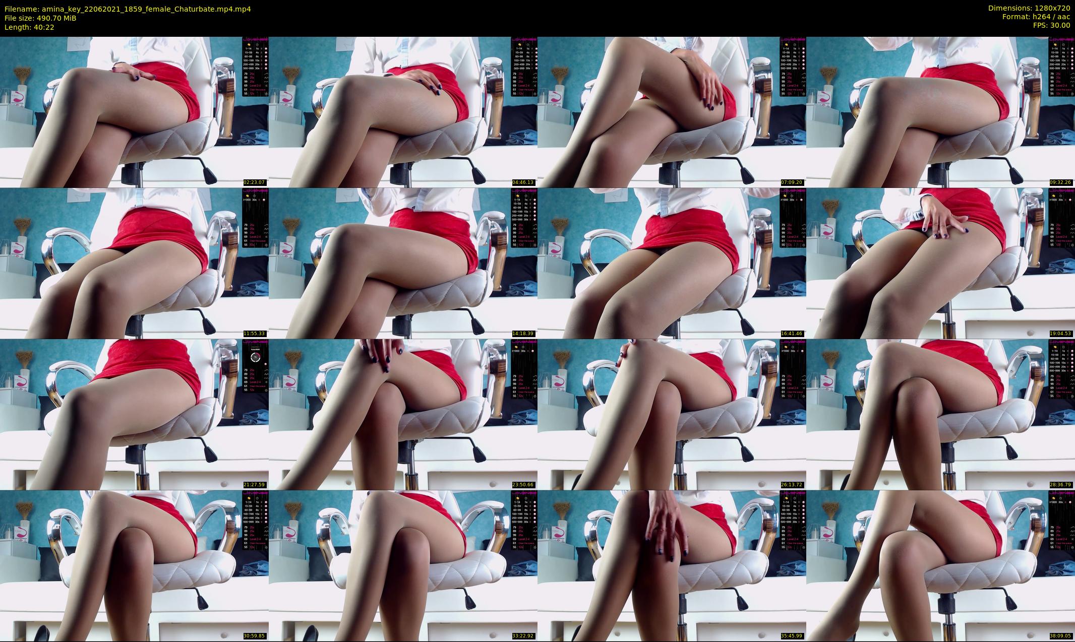 amina_key — 41 minute Chaturbate female cam show recording, 720p, Jun 22, 2021