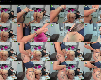 anielli69 — 3 minute Chaturbate female cam show recording, 720p, Jun 22, 2021