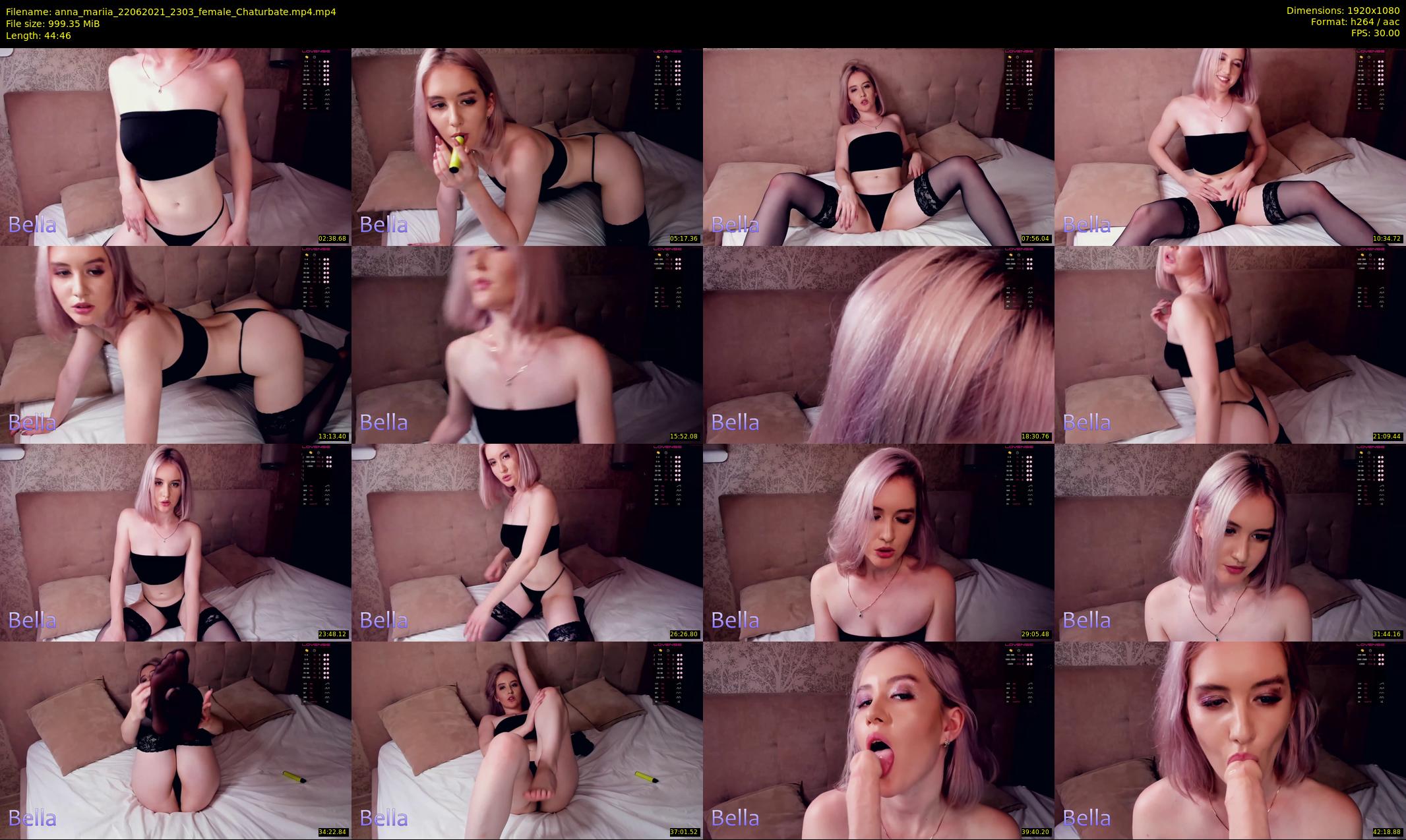 anna_mariia — 45 minute Chaturbate couple cam show recording, 1080p, Jun 22, 2021
