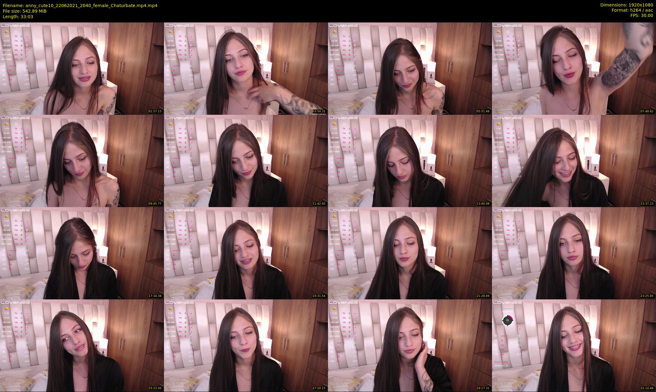 anny_cute10 — 34 minute Chaturbate female cam show recording, 1080p, Jun 22, 2021