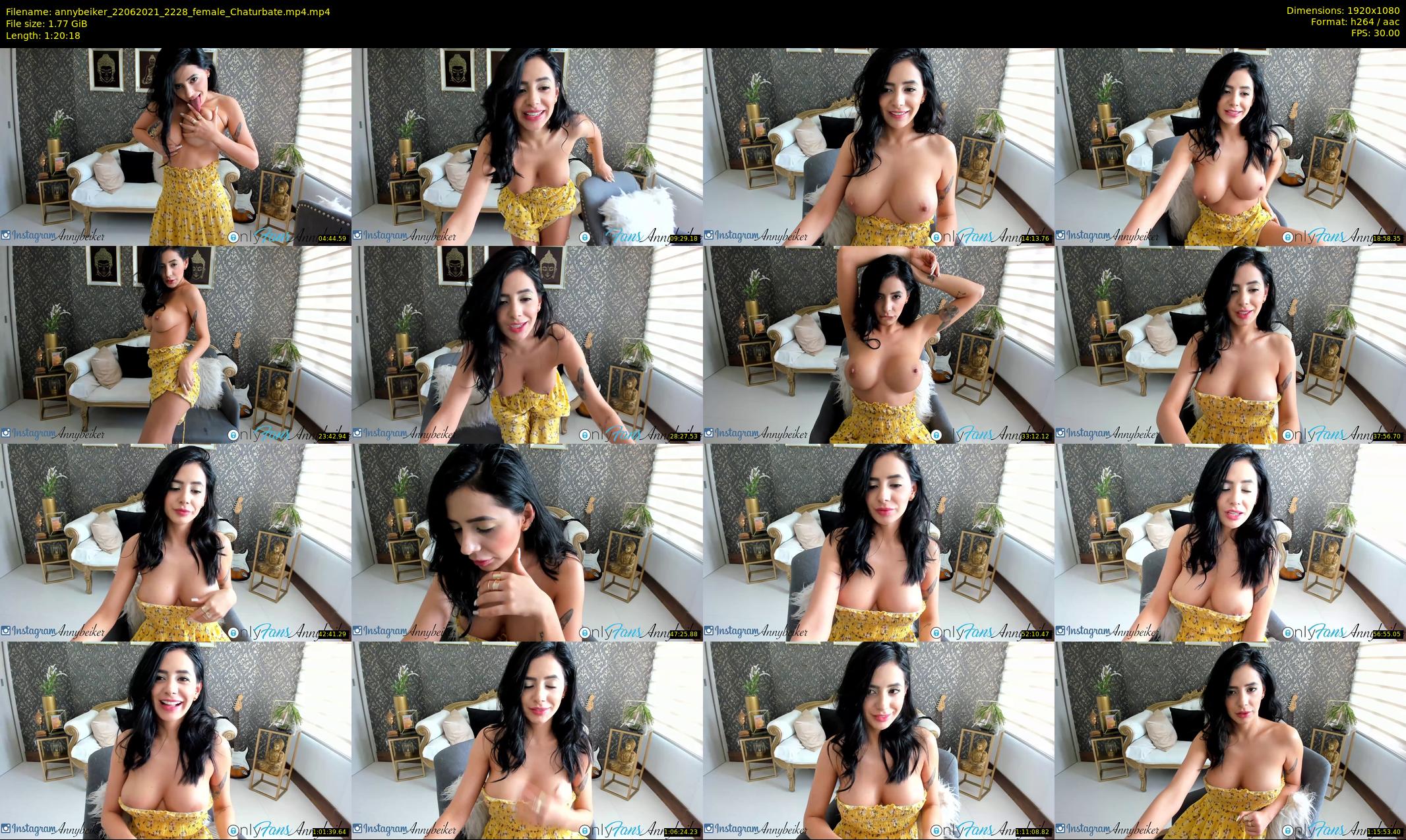 annybeiker — 81 minute Chaturbate female cam show recording, 1080p, Jun 22, 2021