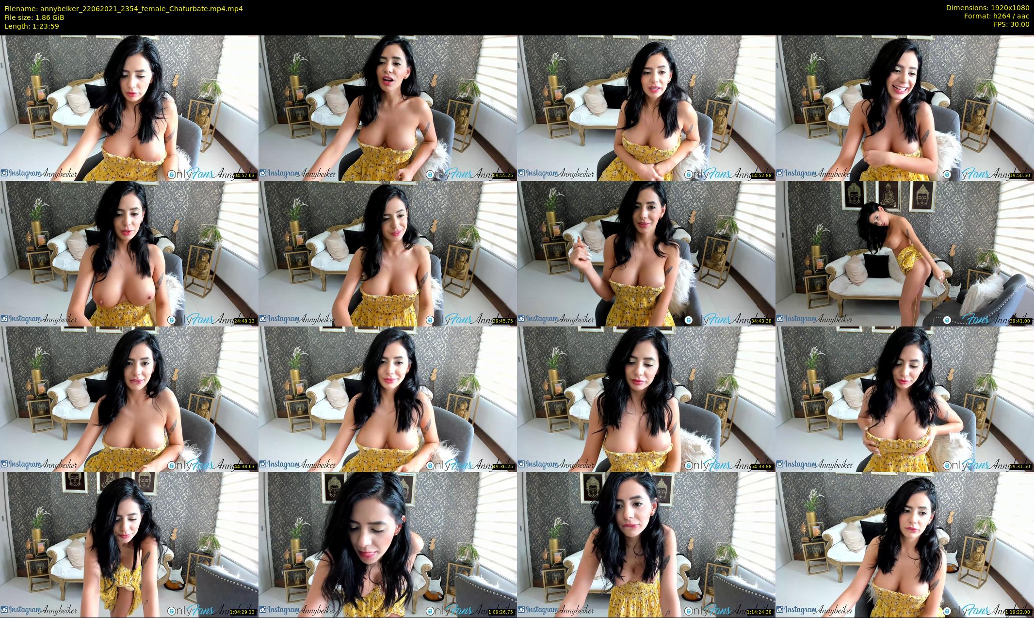 annybeiker — 84 minute Chaturbate female cam show recording, 1080p, Jun 22, 2021