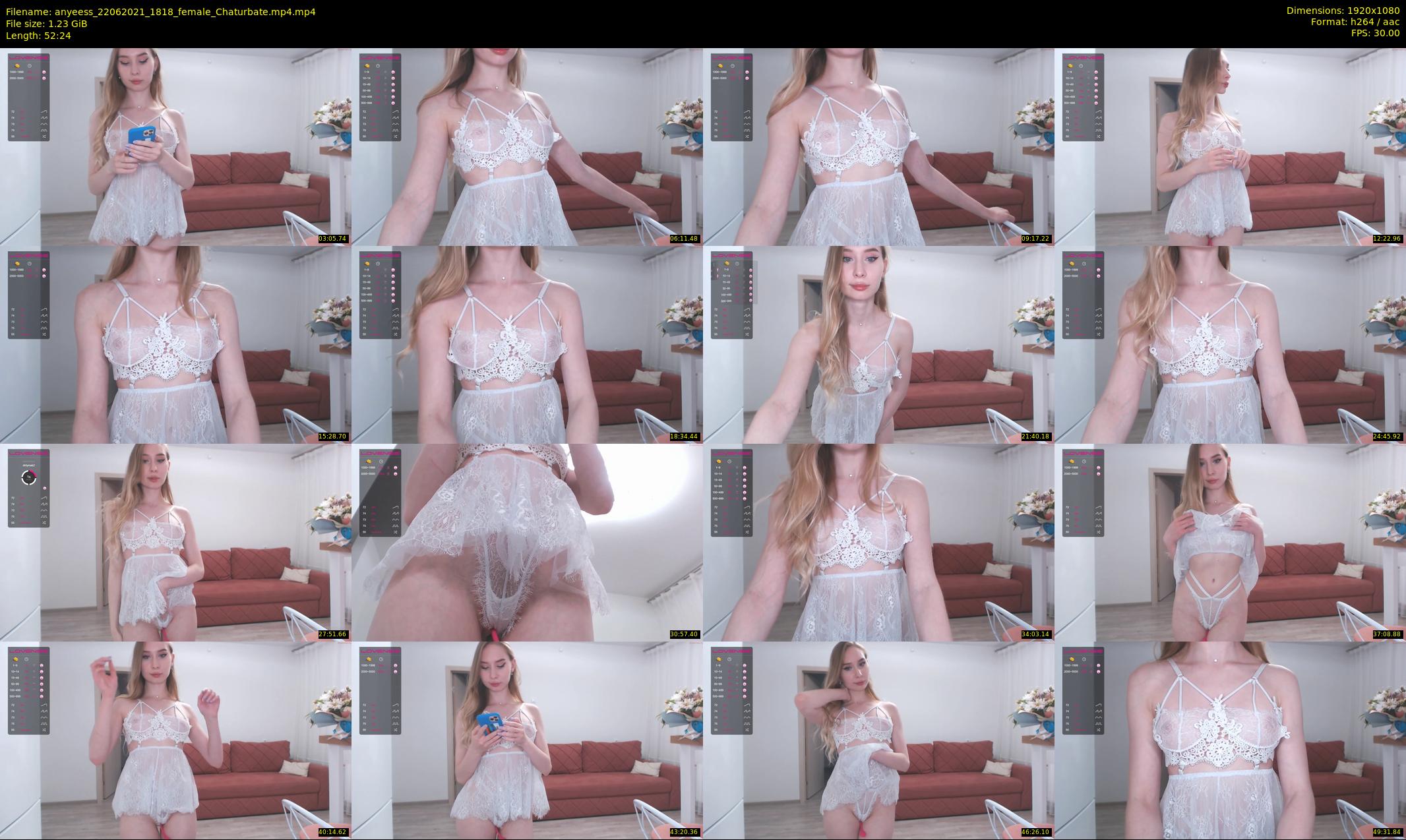 anyeess — 53 minute Chaturbate female cam show recording, 1080p, Jun 22, 2021
