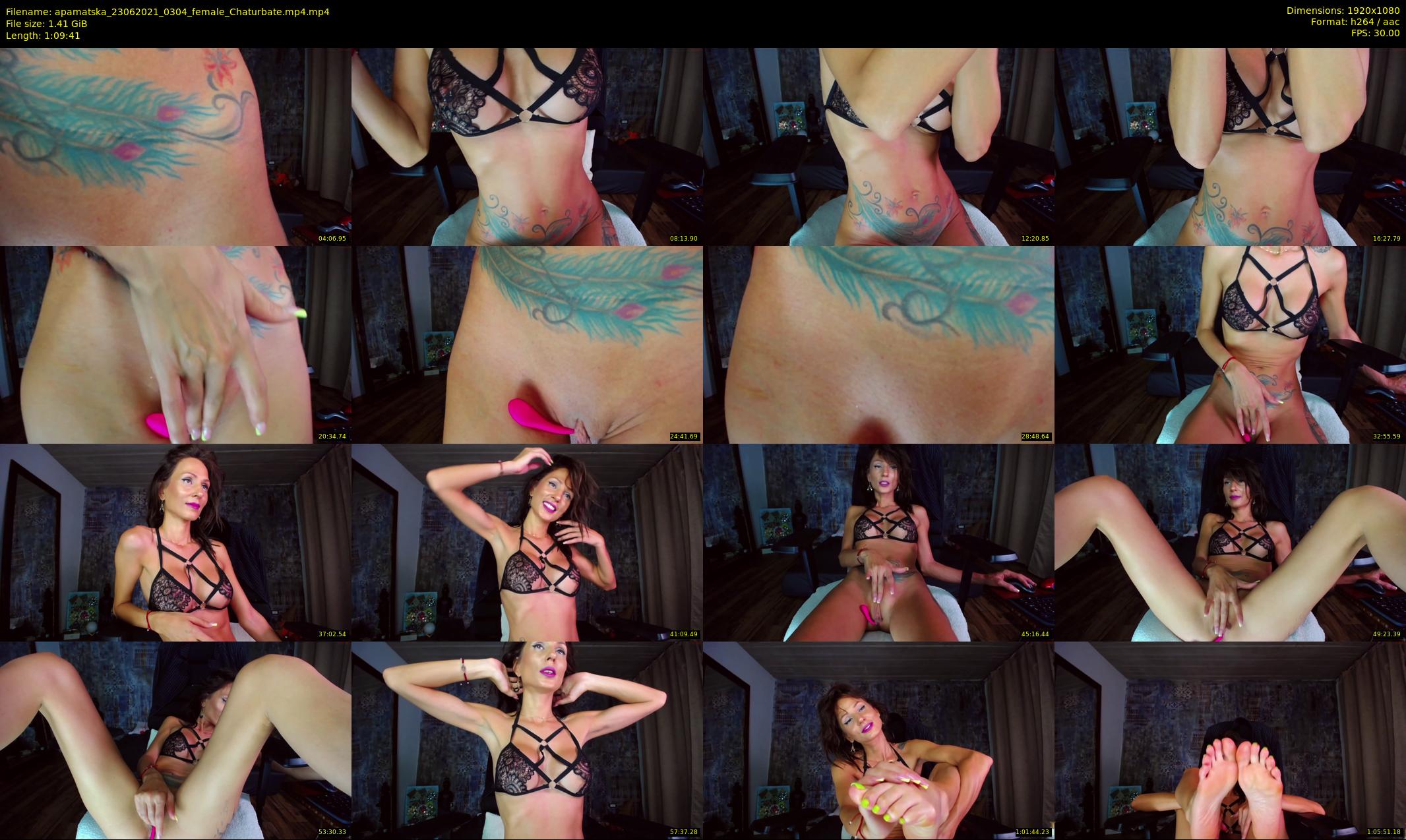 apamatska — 70 minute Chaturbate female cam show recording, 1080p, Jun 23, 2021