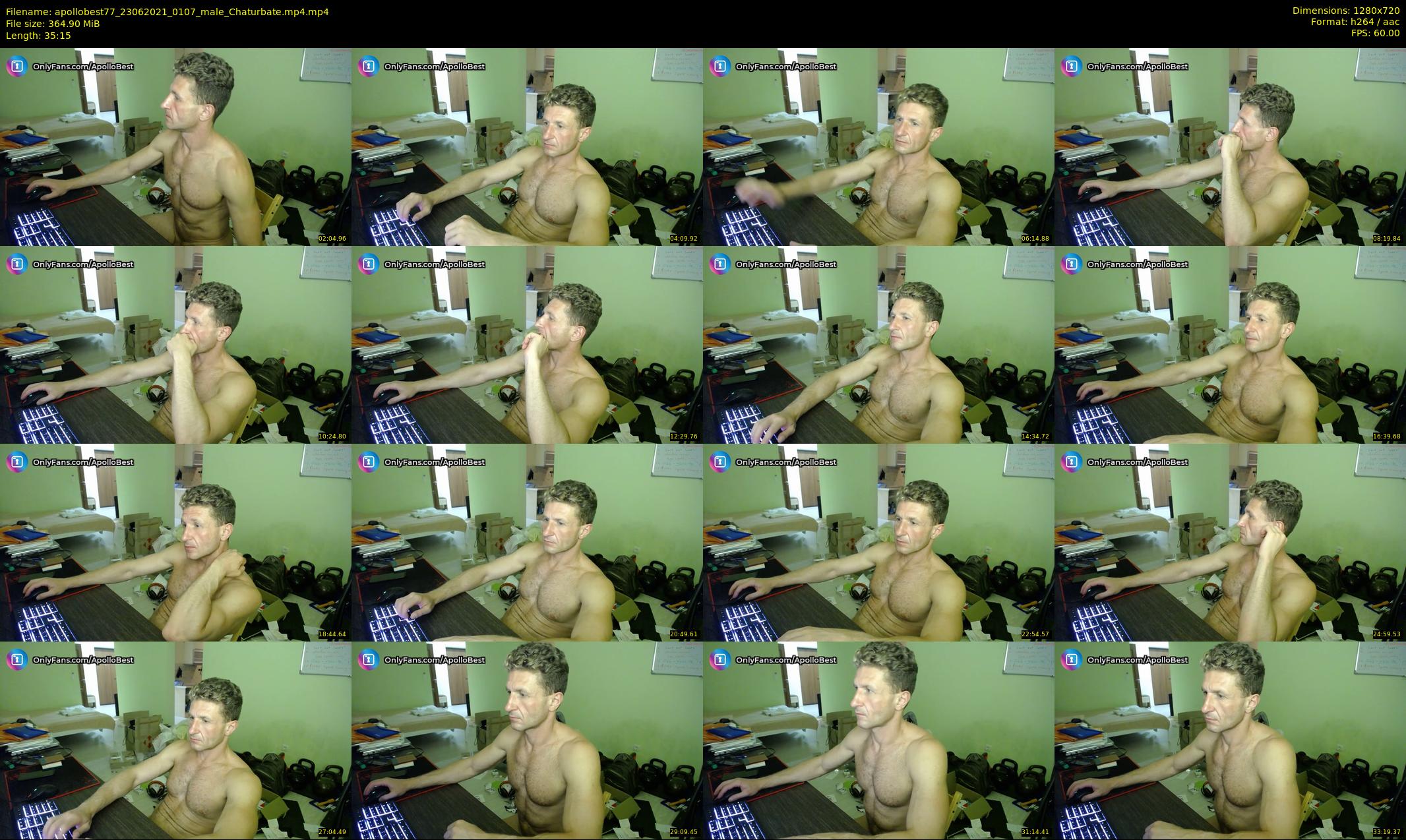 apollobest77 — 36 minute Chaturbate male cam show recording, 720p, Jun 23, 2021