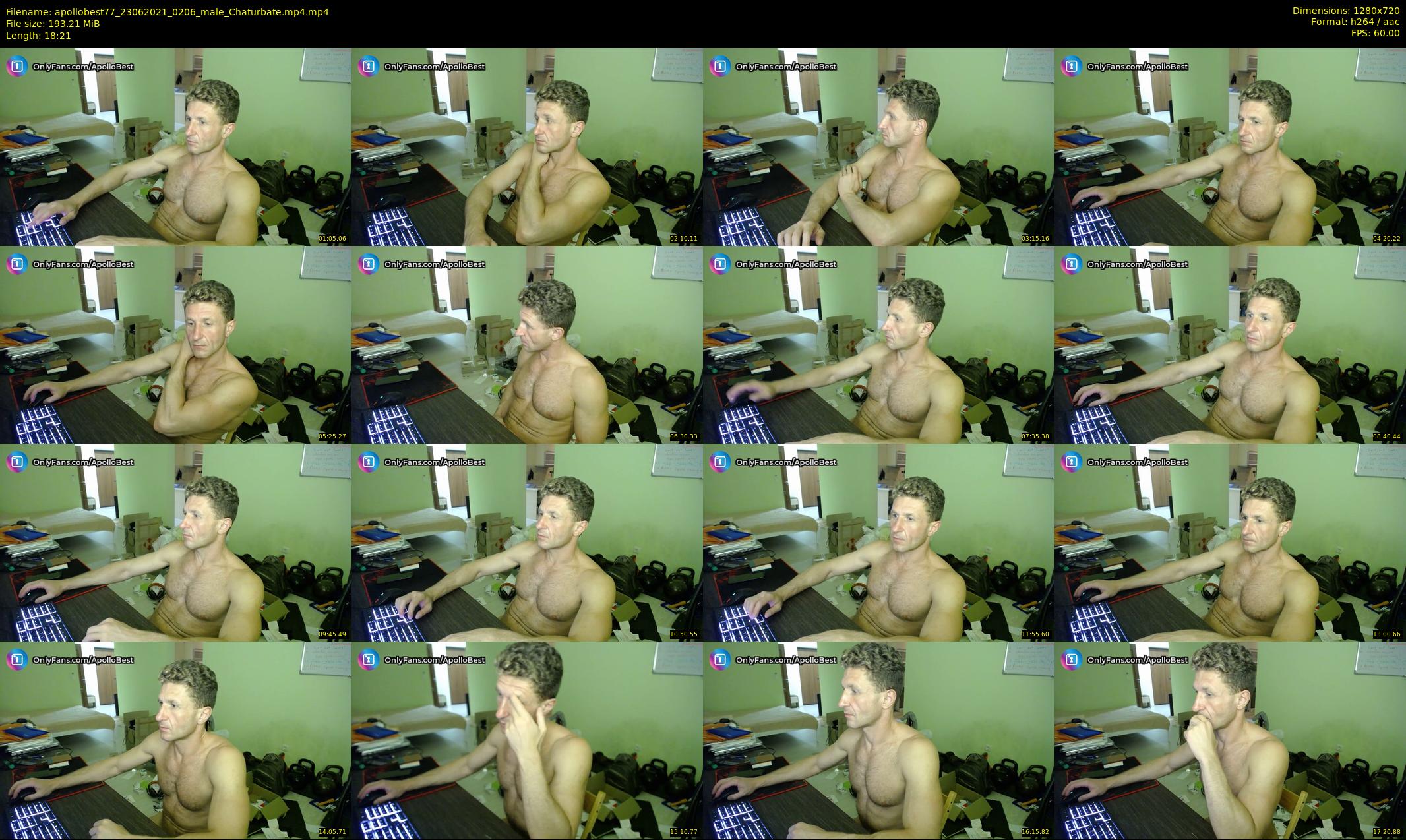 apollobest77 — 19 minute Chaturbate male cam show recording, 720p, Jun 23, 2021