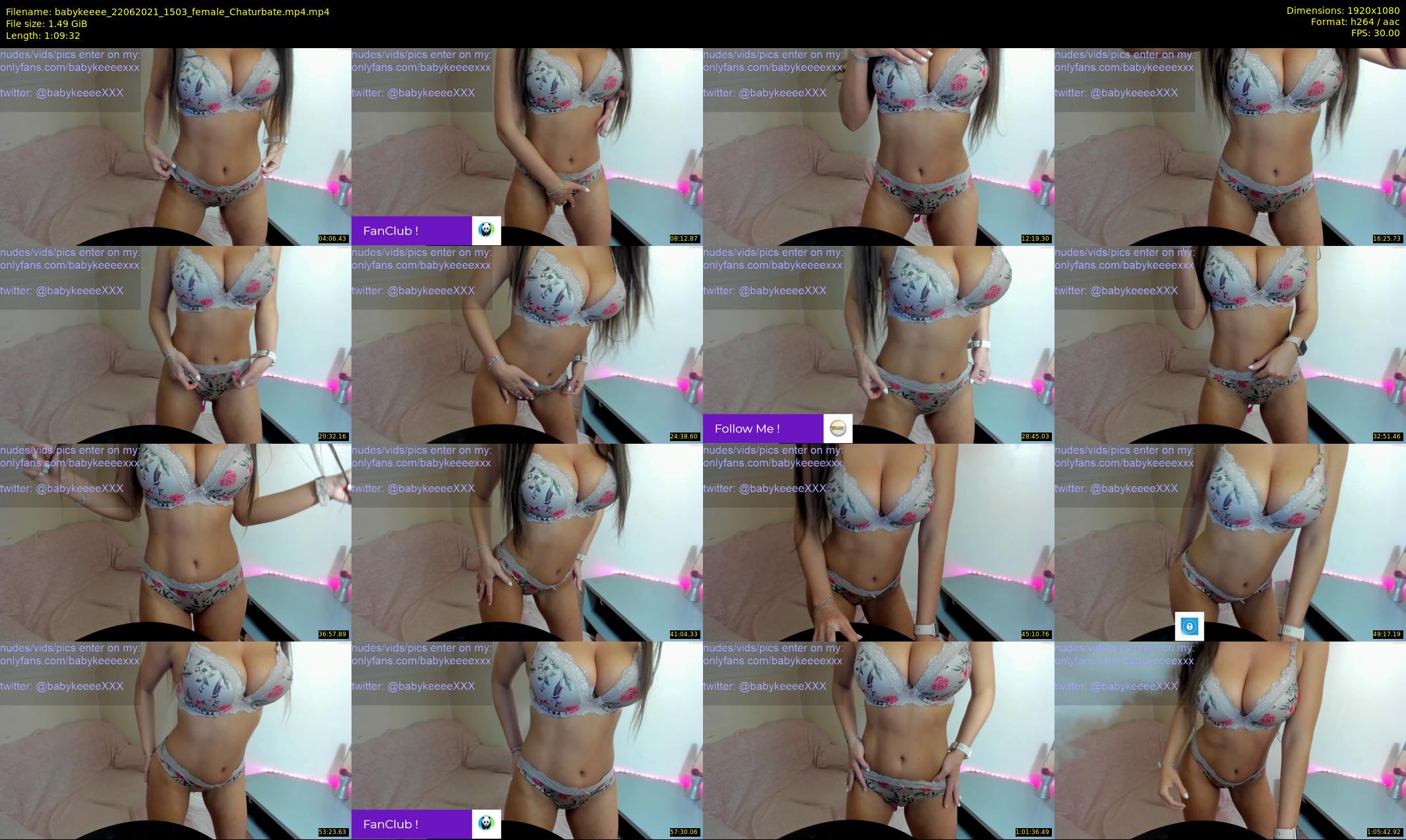 babykeeee — 70 minute Chaturbate female cam show recording, 1080p, Jun 22, 2021
