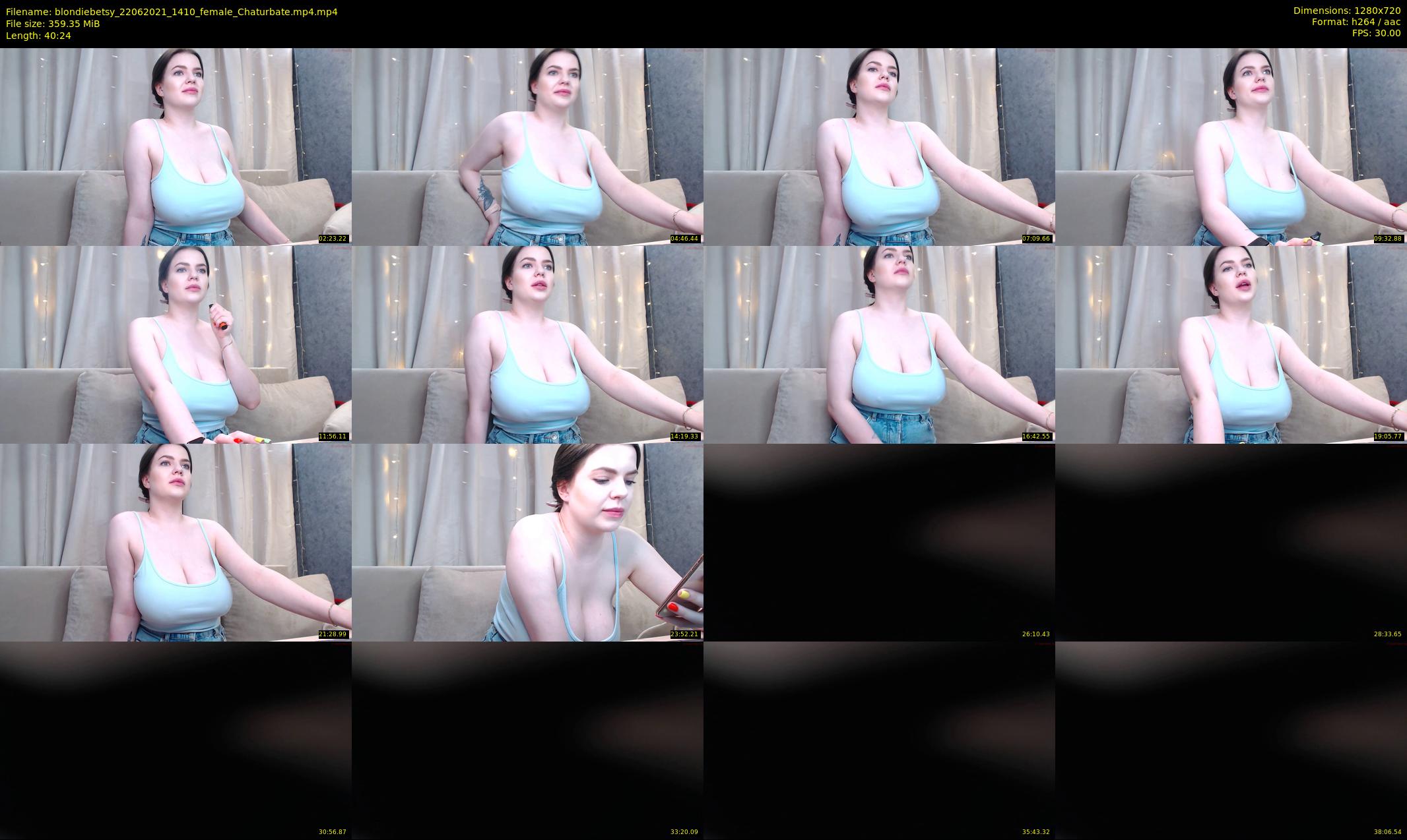 blondiebetsy — 41 minute Chaturbate female cam show recording, 720p, Jun 22, 2021