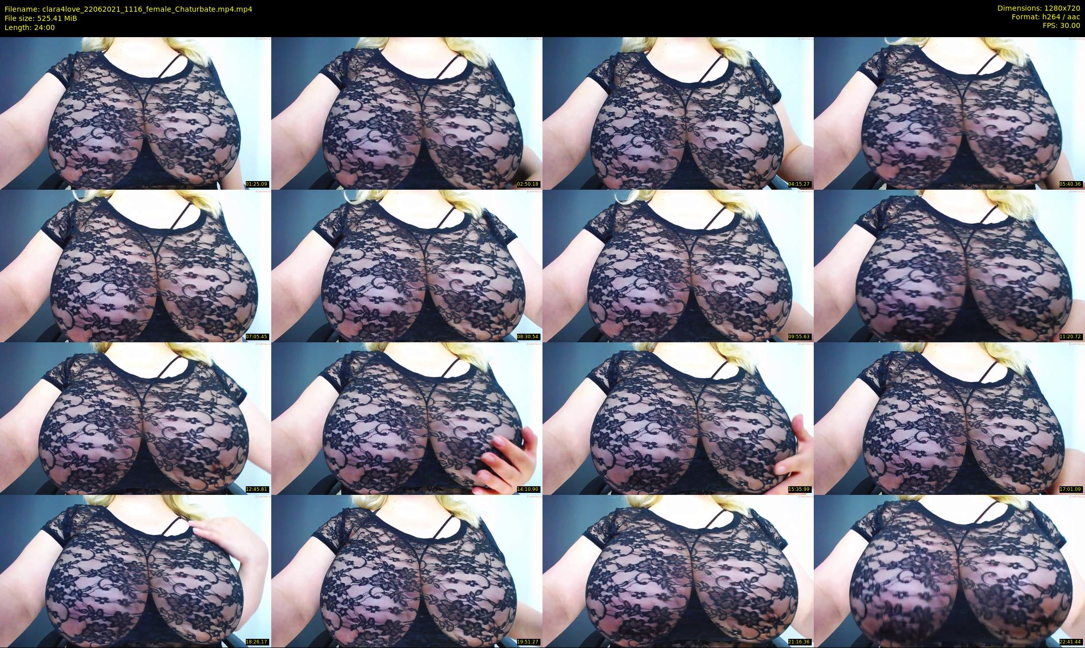 clara4love — 24 minute Chaturbate female cam show recording, 720p, Jun 22, 2021