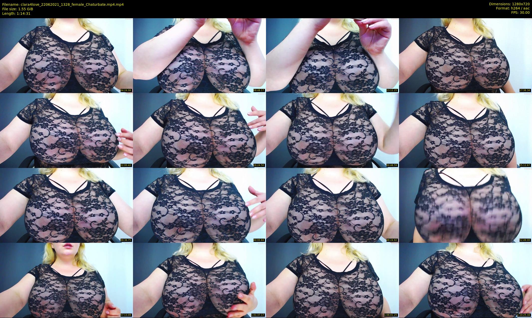 clara4love — 75 minute Chaturbate female cam show recording, 720p, Jun 22, 2021