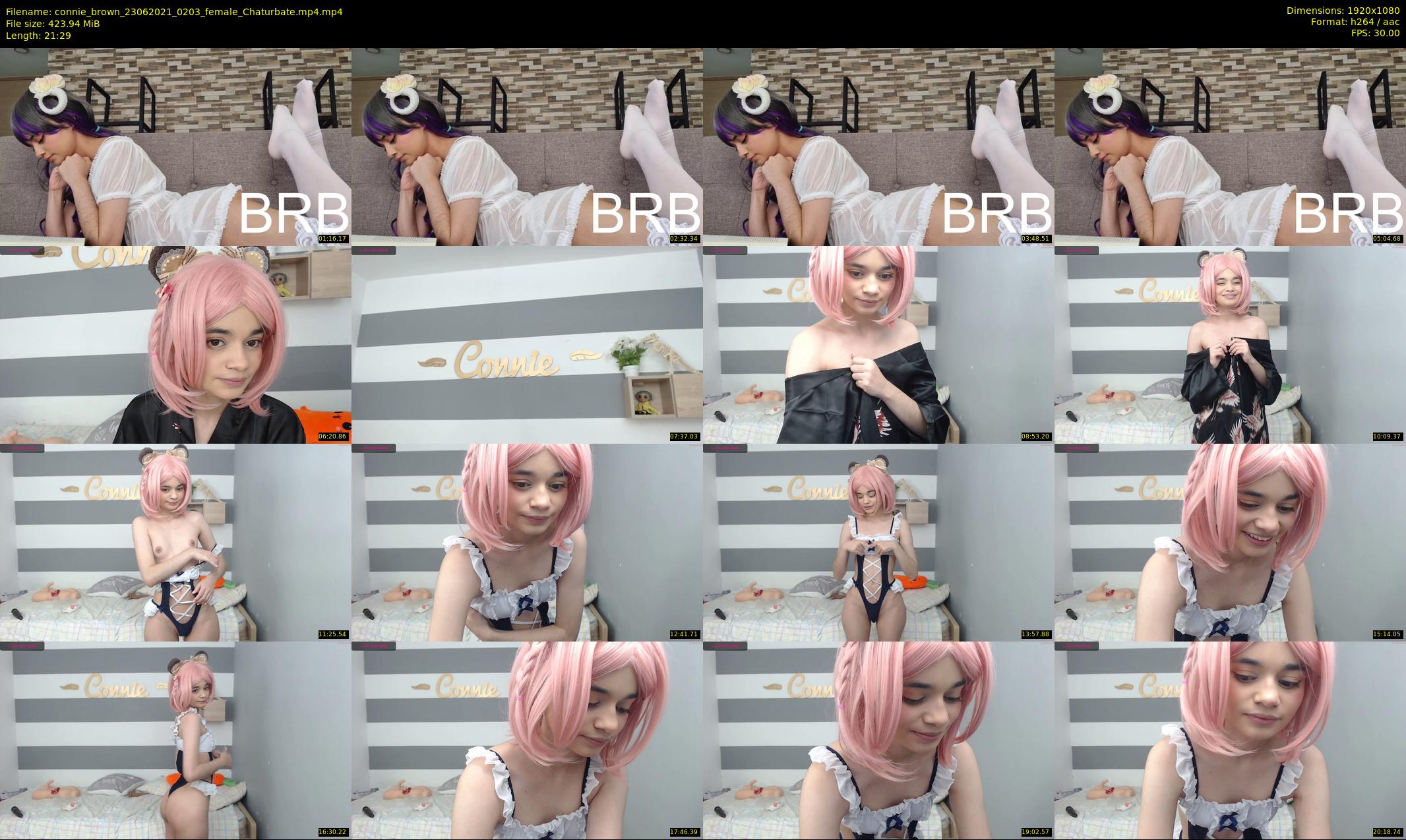 connie_brown — 22 minute Chaturbate female cam show recording, 1080p, Jun 23, 2021