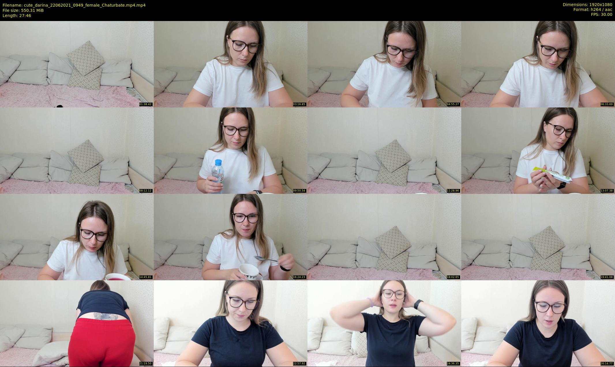cute_darina — 28 minute Chaturbate female cam show recording, 1080p, Jun 22, 2021