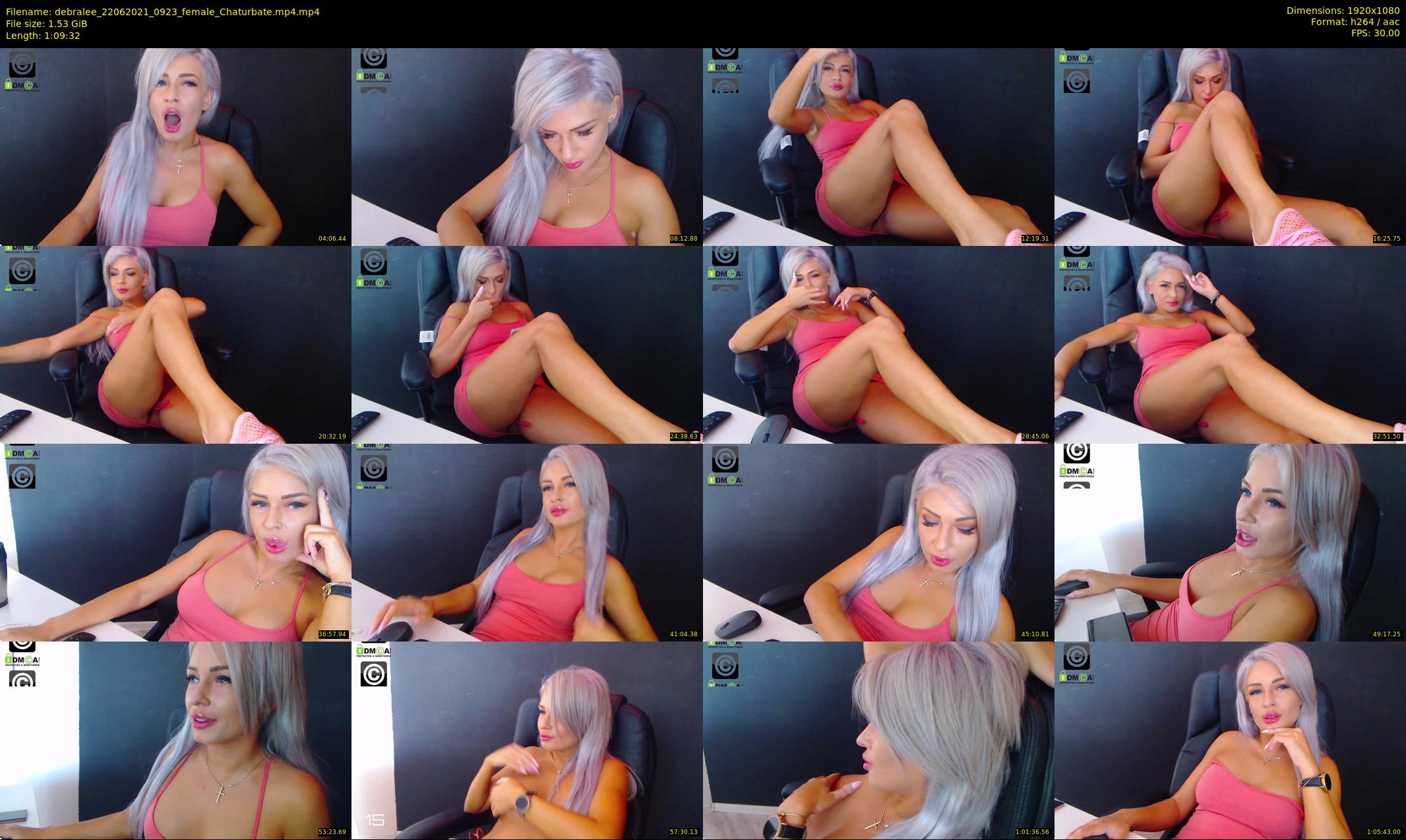 debralee — 70 minute Chaturbate female cam show recording, 1080p, Jun 22, 2021