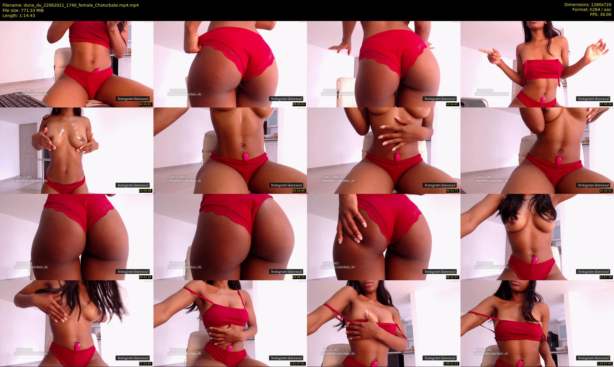duna_du — 75 minute Chaturbate female cam show recording, 720p, Jun 22, 2021