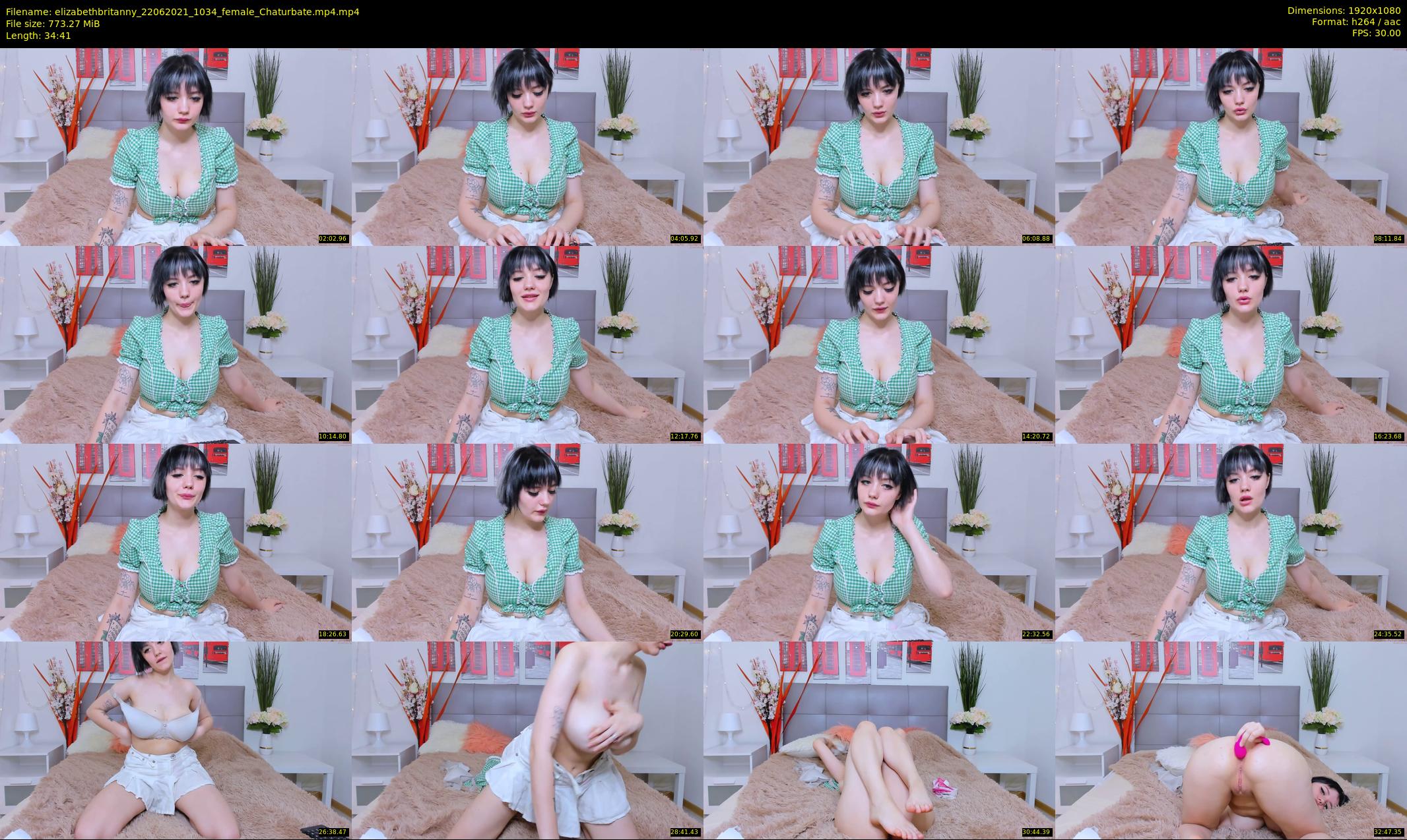 elizabethbritanny — 35 minute Chaturbate female cam show recording, 1080p, Jun 22, 2021