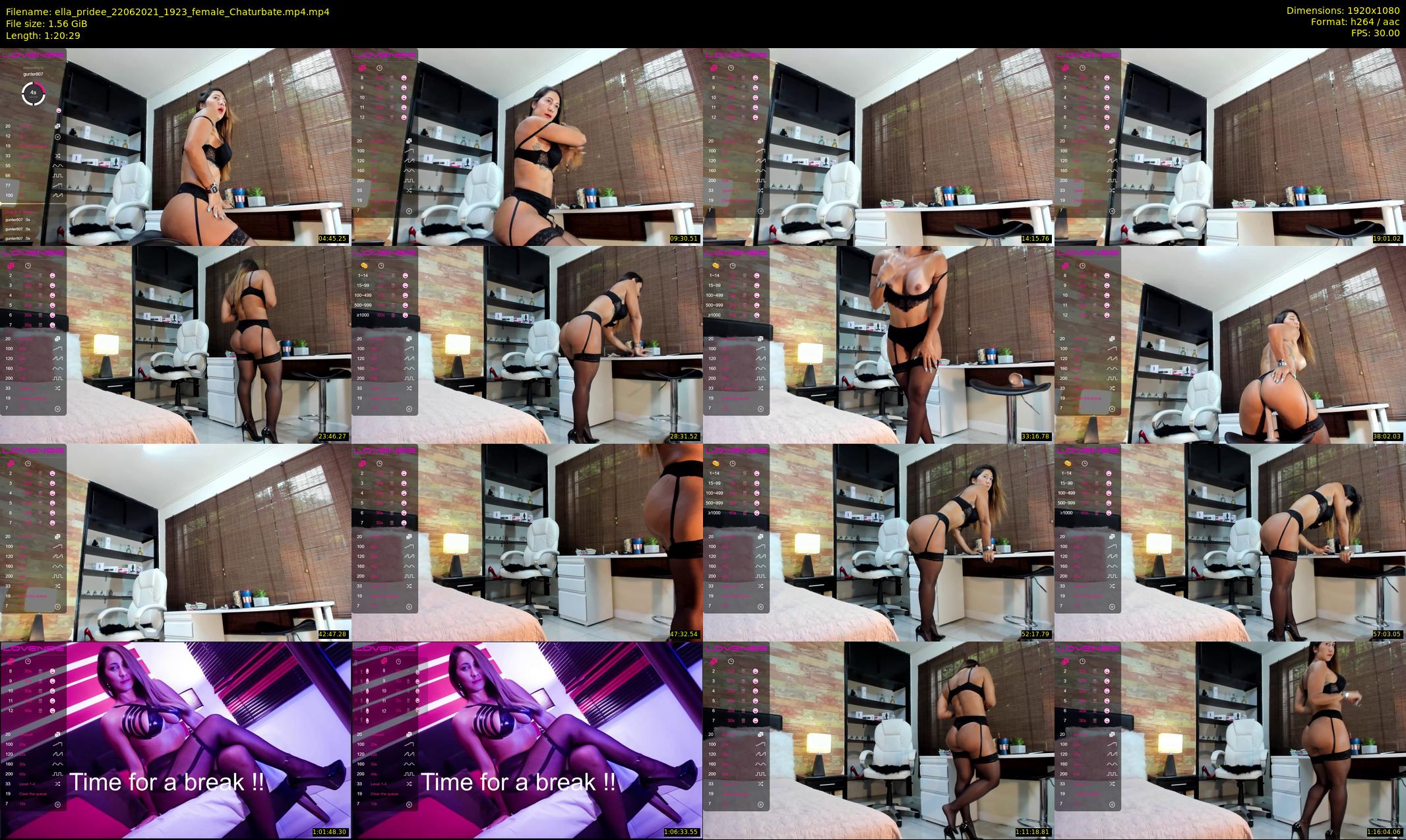 ella_pridee — 81 minute Chaturbate female cam show recording, 1080p, Jun 22, 2021